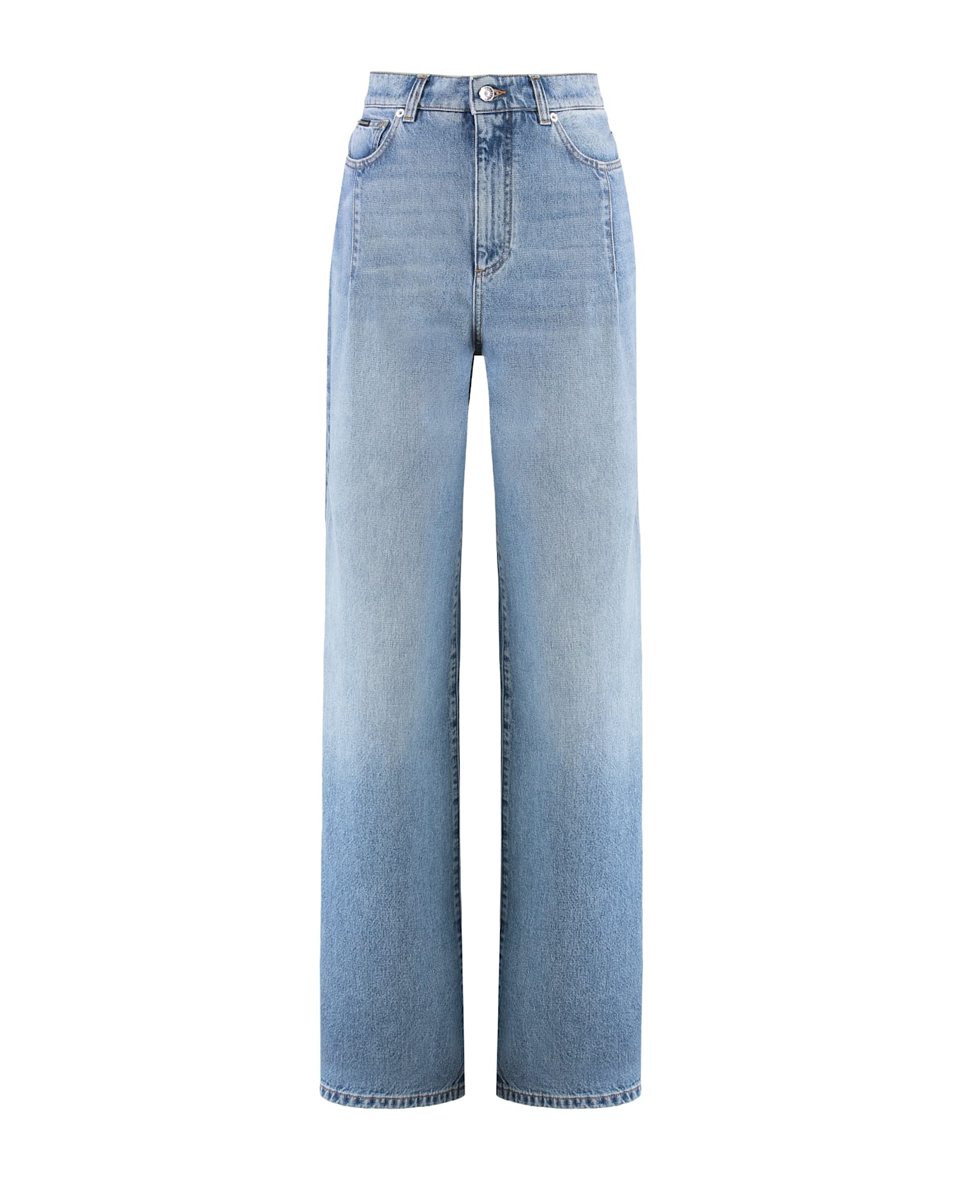 Dolce 
Gabbana Wide-leg Jeans With 5 Pockets - Denim