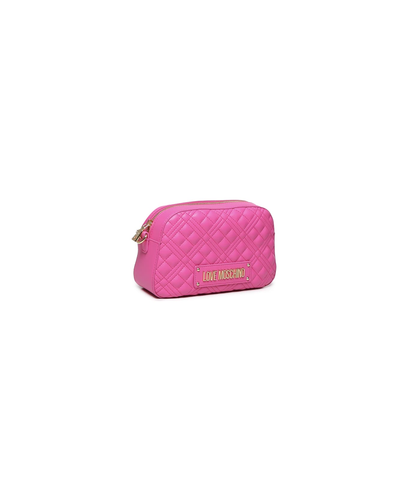 Love Moschino Quilted Shoulder Bag - Fuxia