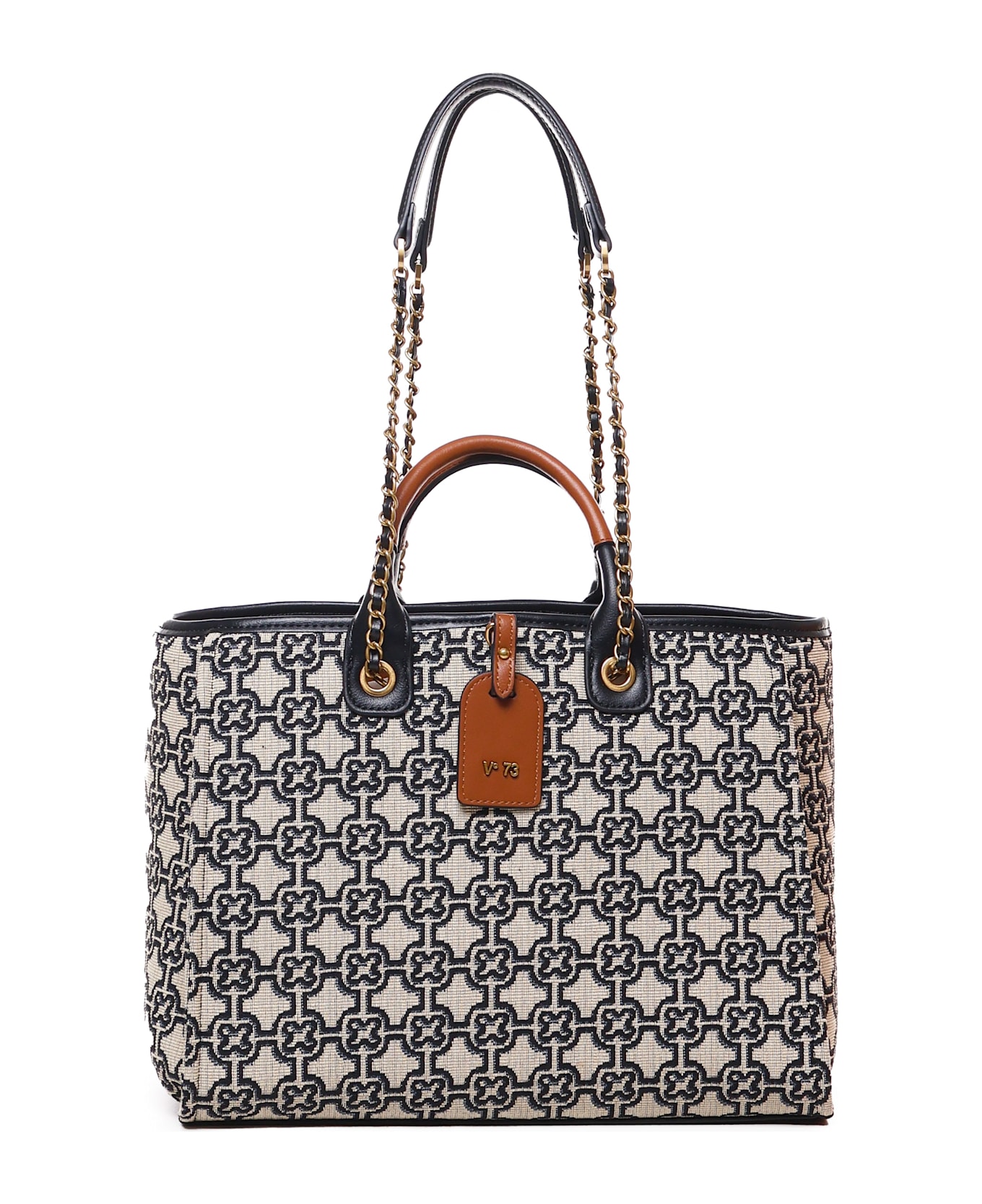 V73 Harriet Tote Bag - NATUR/MULTICOLOR