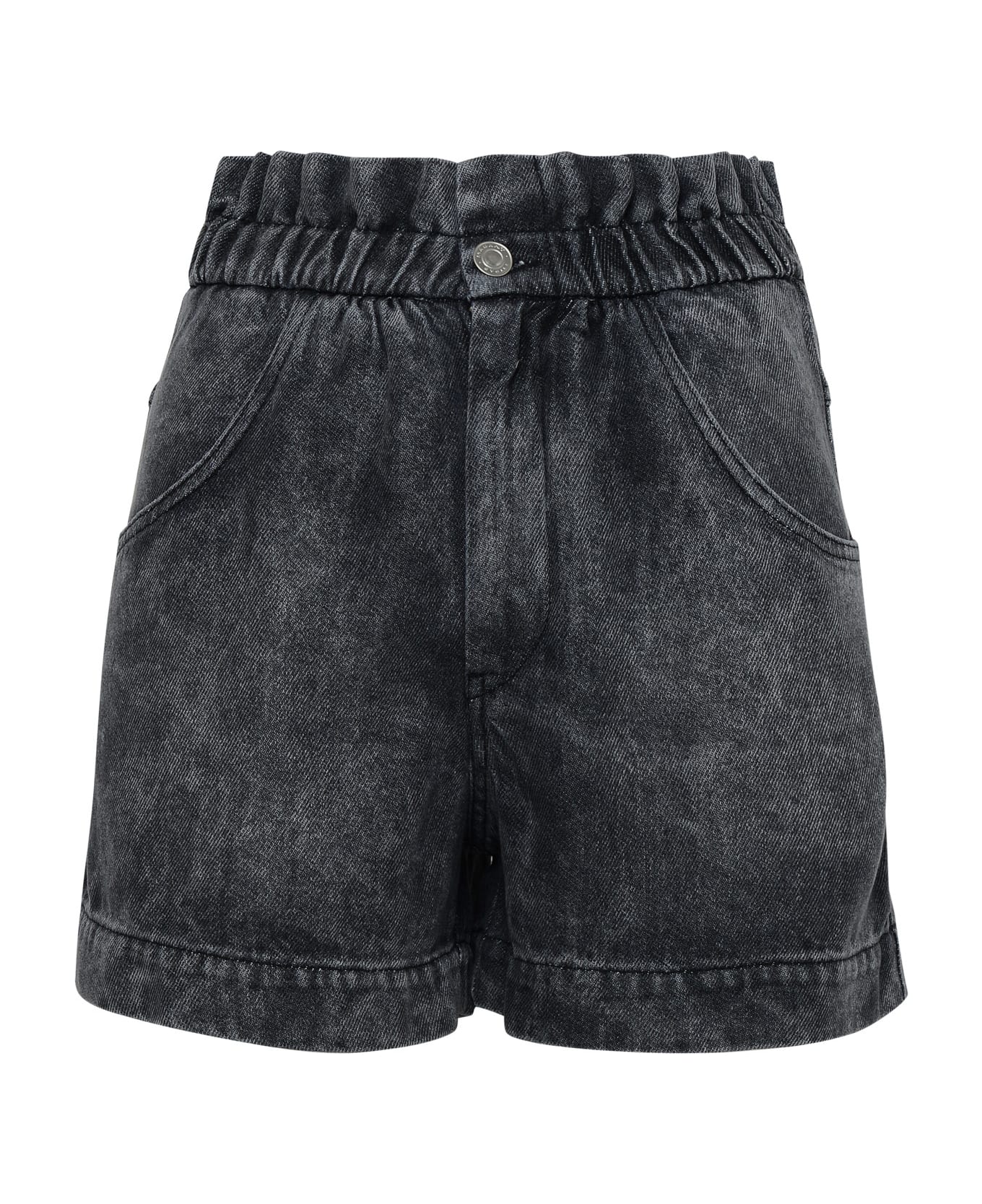 Marant Étoile 'titea' Gray Denim Shorts - Gy Grey