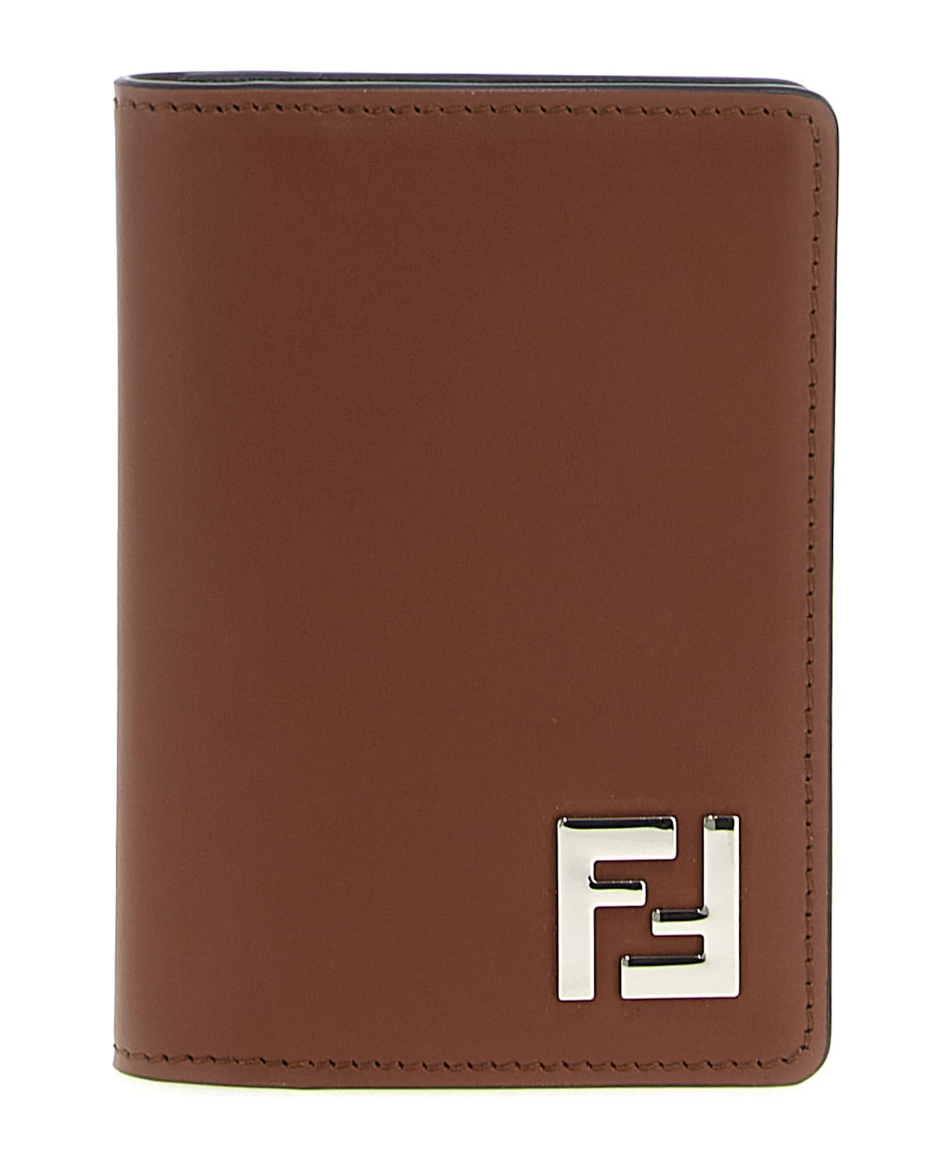 Fendi 
squared Ff
 Card Holder - MARRONE NERO
