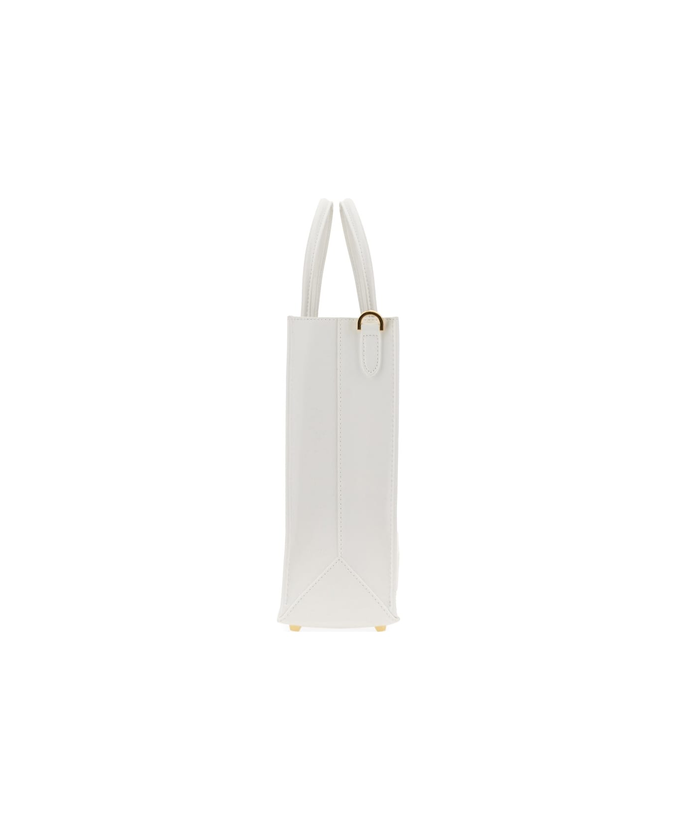 N.21 Shopper Bag With Logo - WHITE