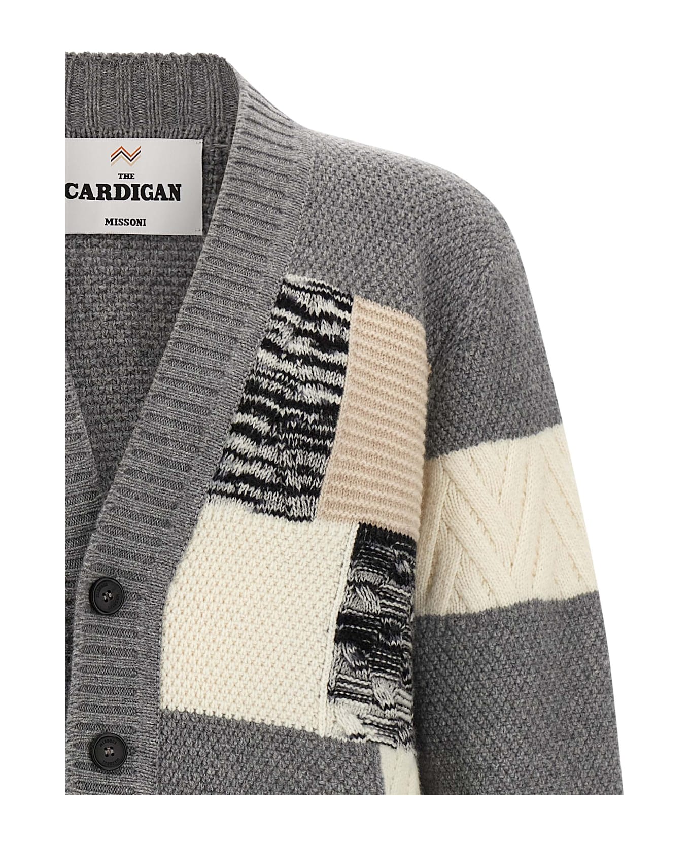 Missoni Patchwork Cardigan - Beige