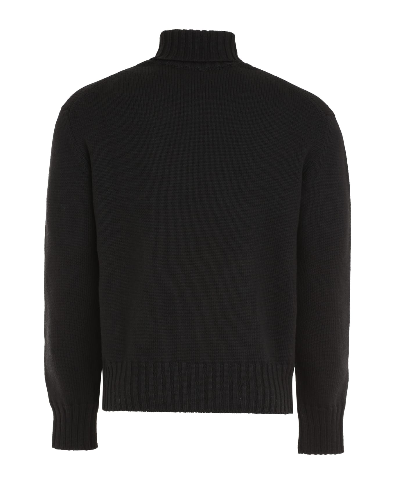 Piacenza Cashmere Virgin-wool Turtleneck Sweater - black ニットウェア