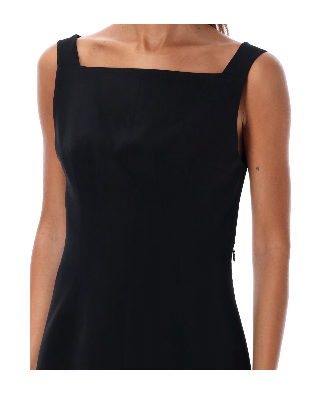 Givenchy Open Back Mini Dress - BLACK