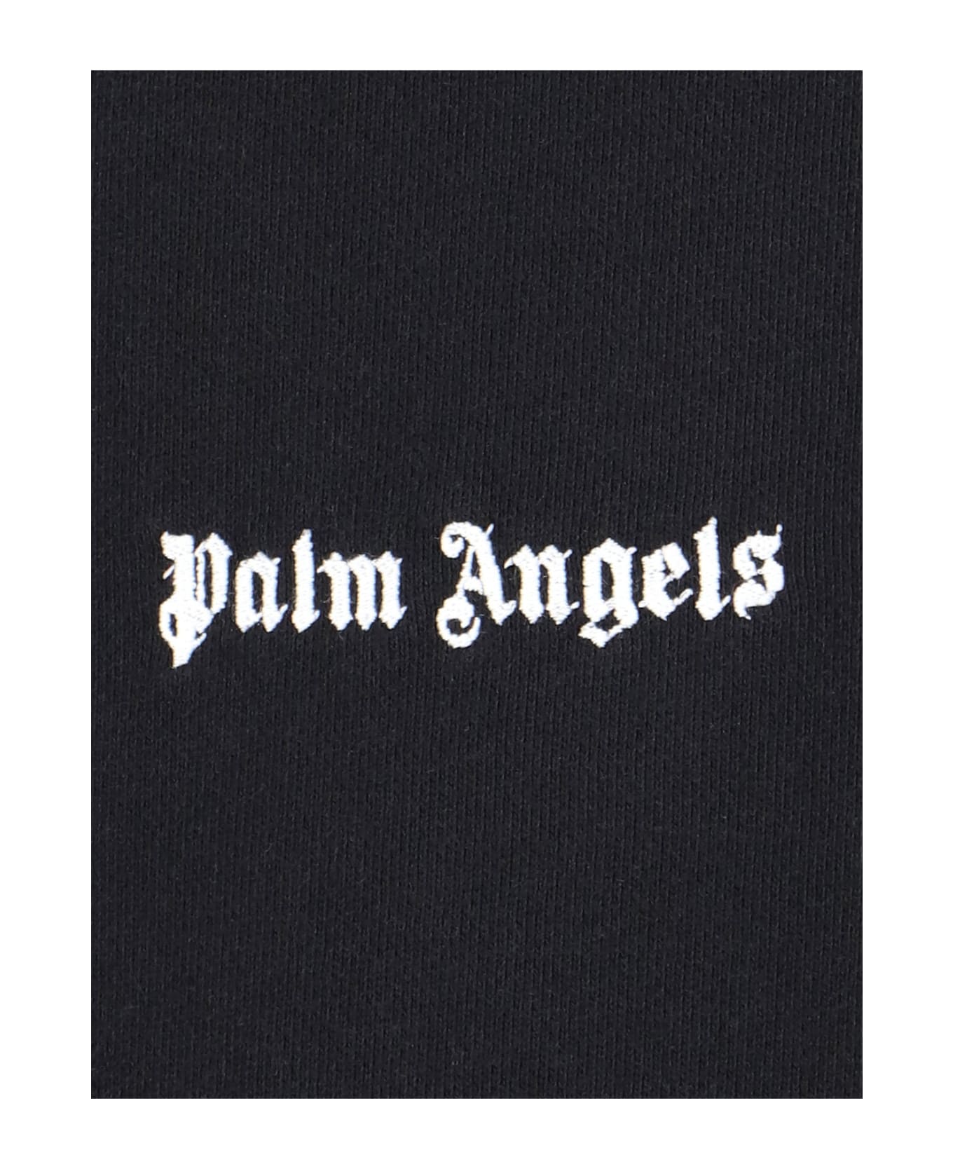 Palm Angels Logo Detailed Drawstring Pants - Black ボトムス