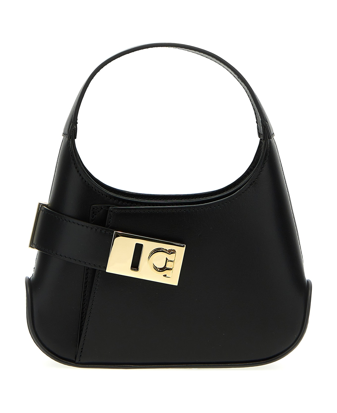 Ferragamo 'archive Mini' Handbag - Black  