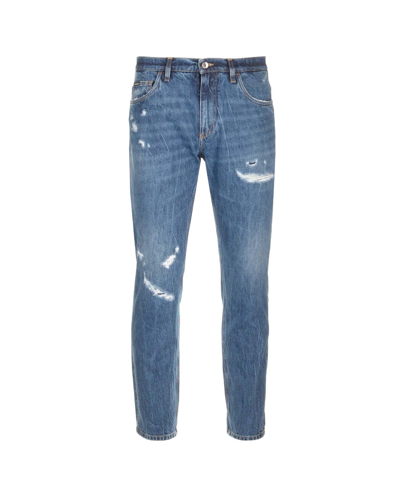 Dolce & Gabbana Loose Jeans - Blue