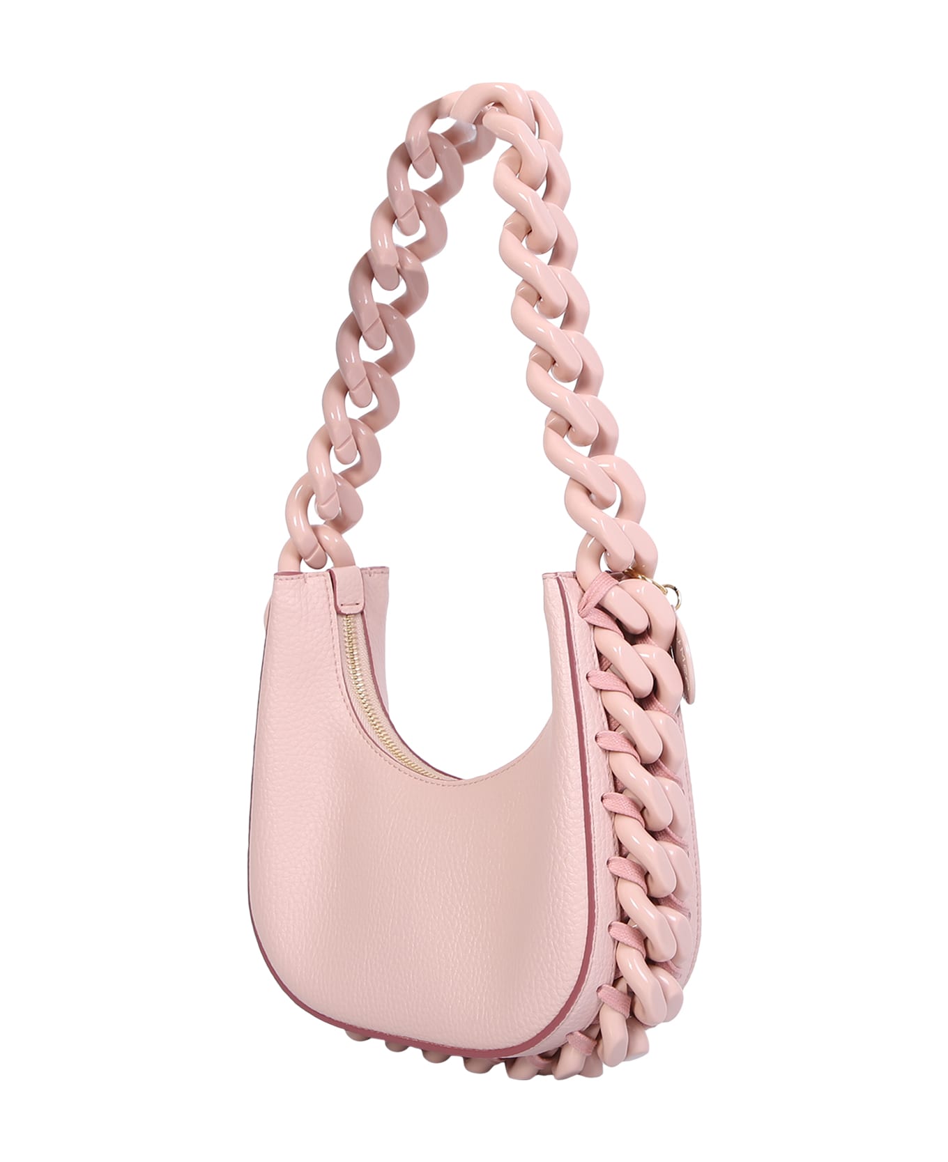 Stella McCartney Zip Frayme Mini Shoulder Bag - Pink