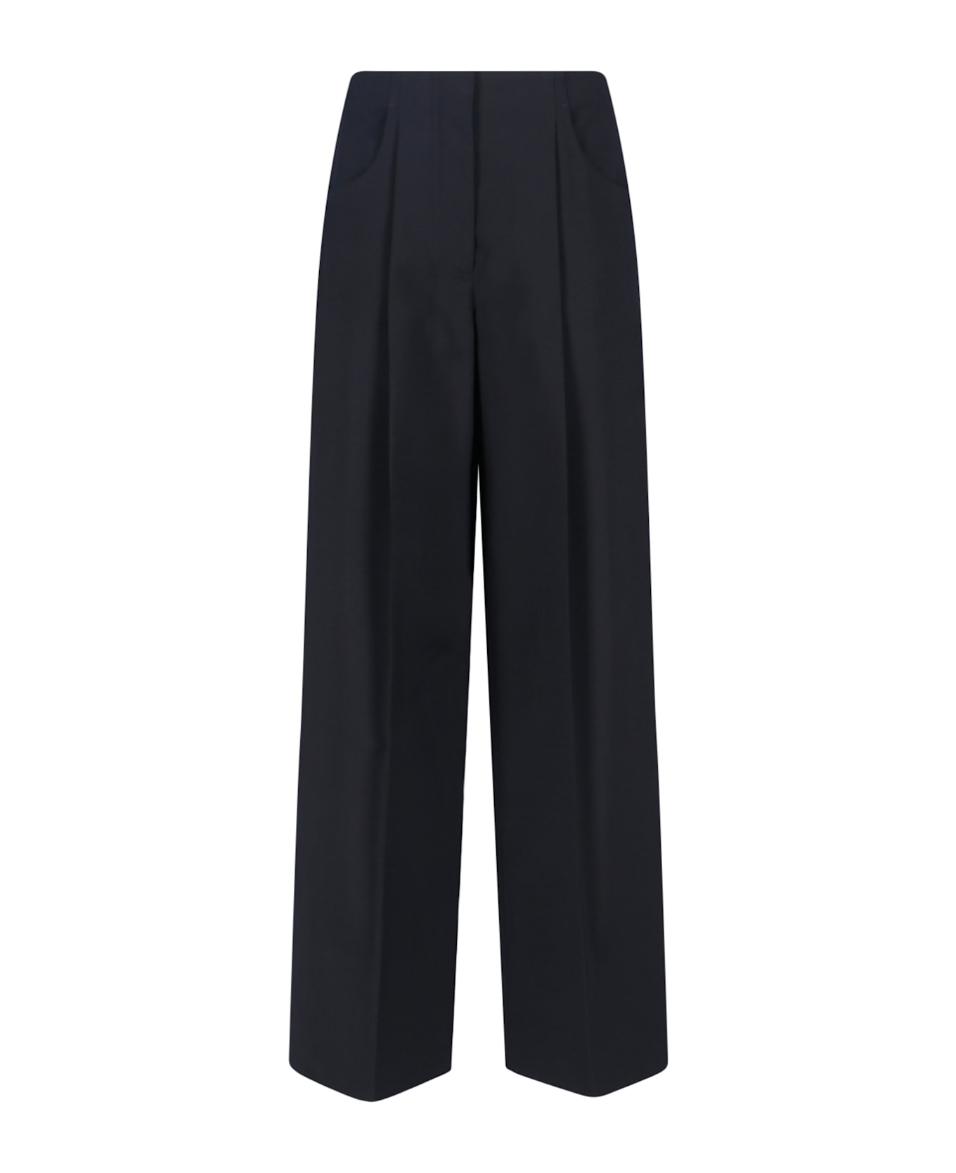 Fendi Wool And Mohair Pants - Gme Black