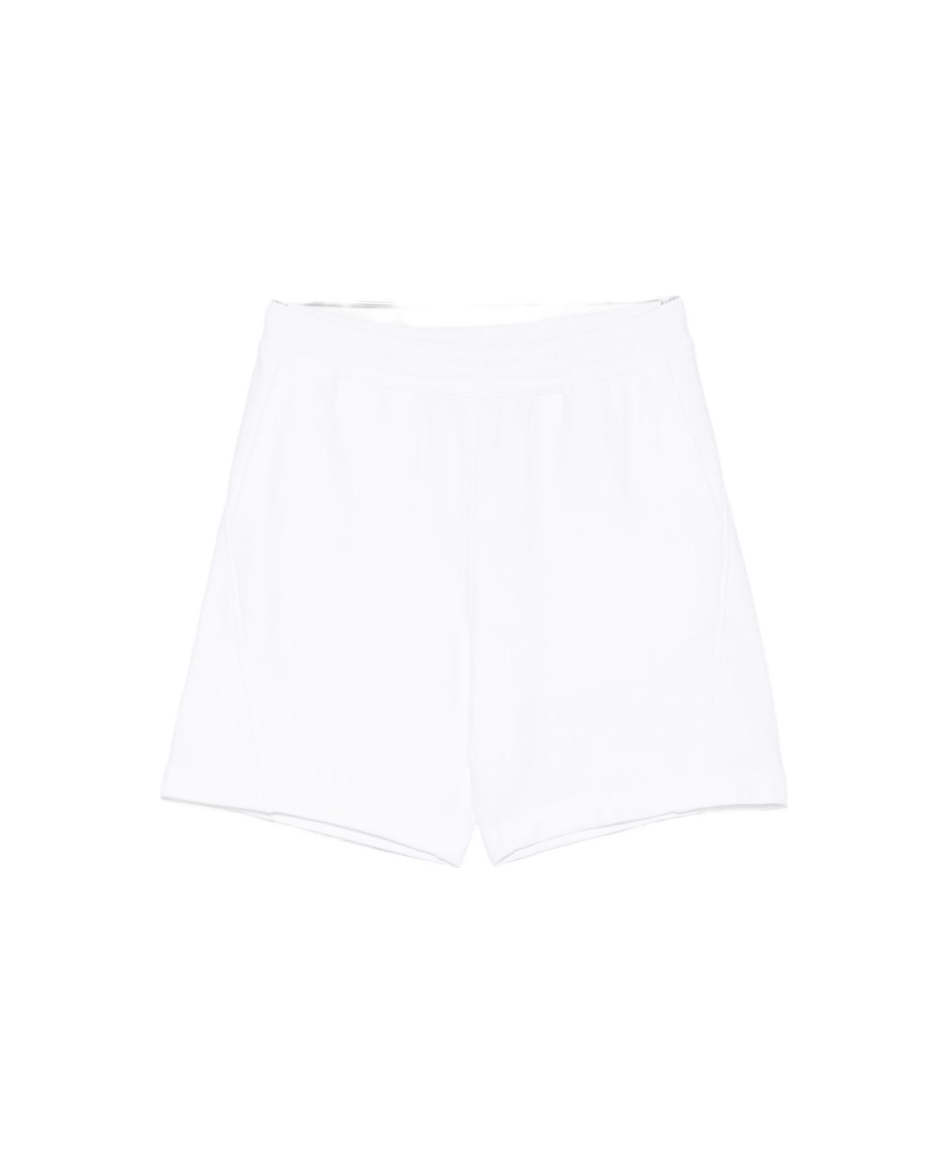 Givenchy Logo Cotton Shorts - White