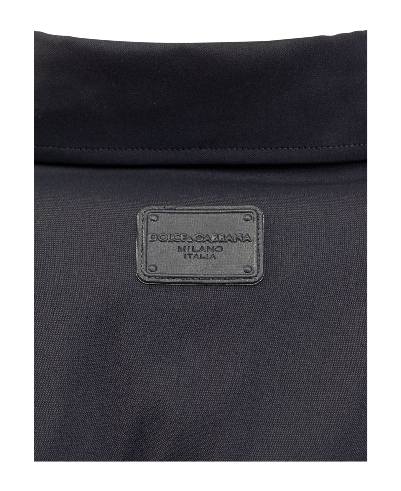 Dolce Wei & Gabbana Technical Fabric Shirt - BLU SCURISSIMO 5