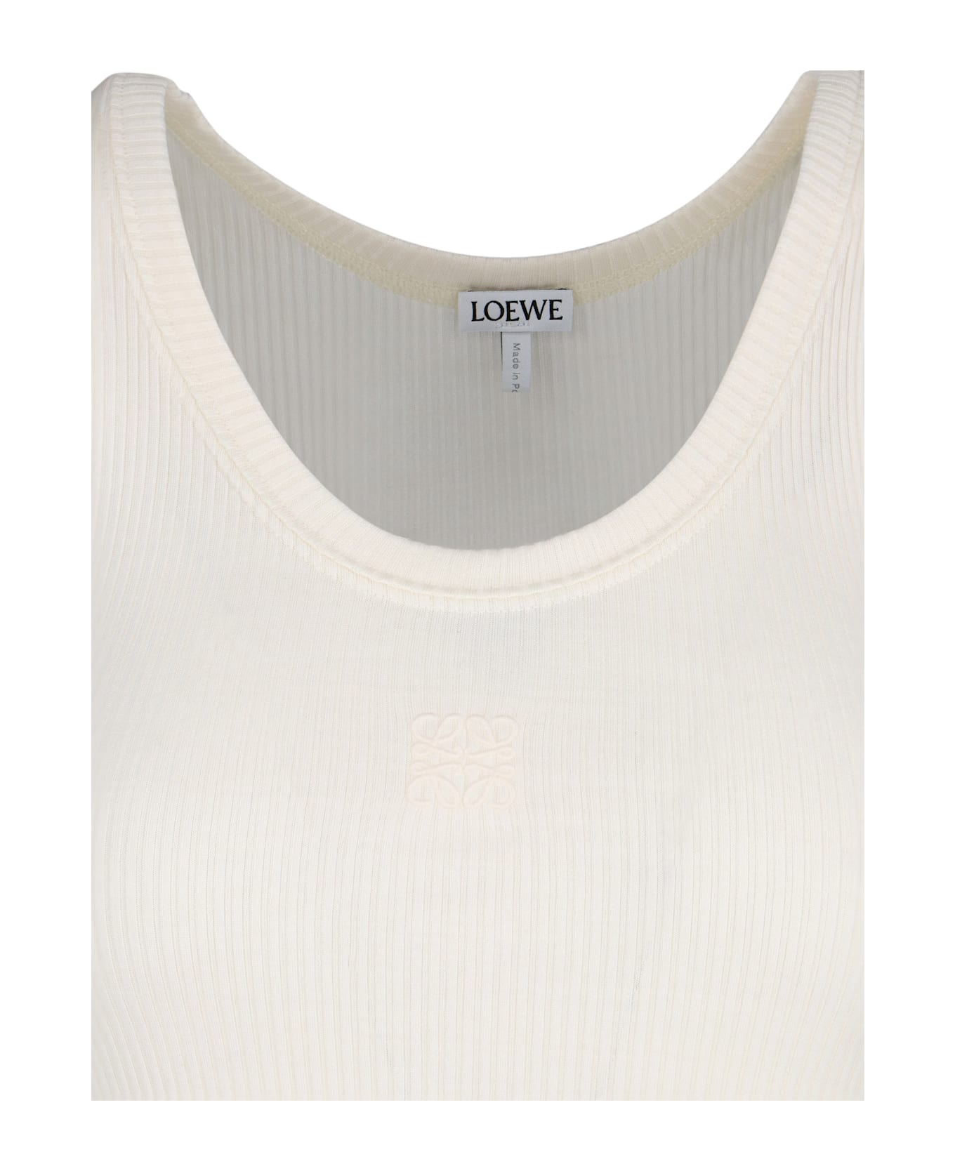 'anagram' Silk Tank Top
