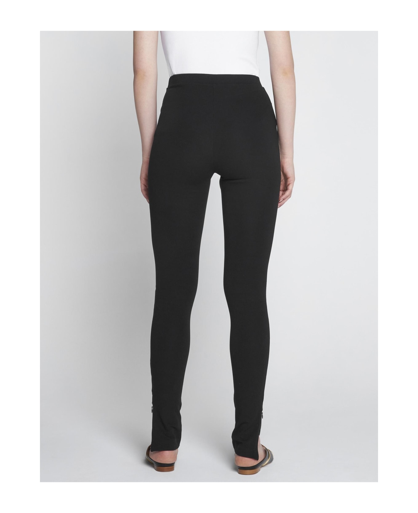 Totême Viscose-blend Leggings - BLACK