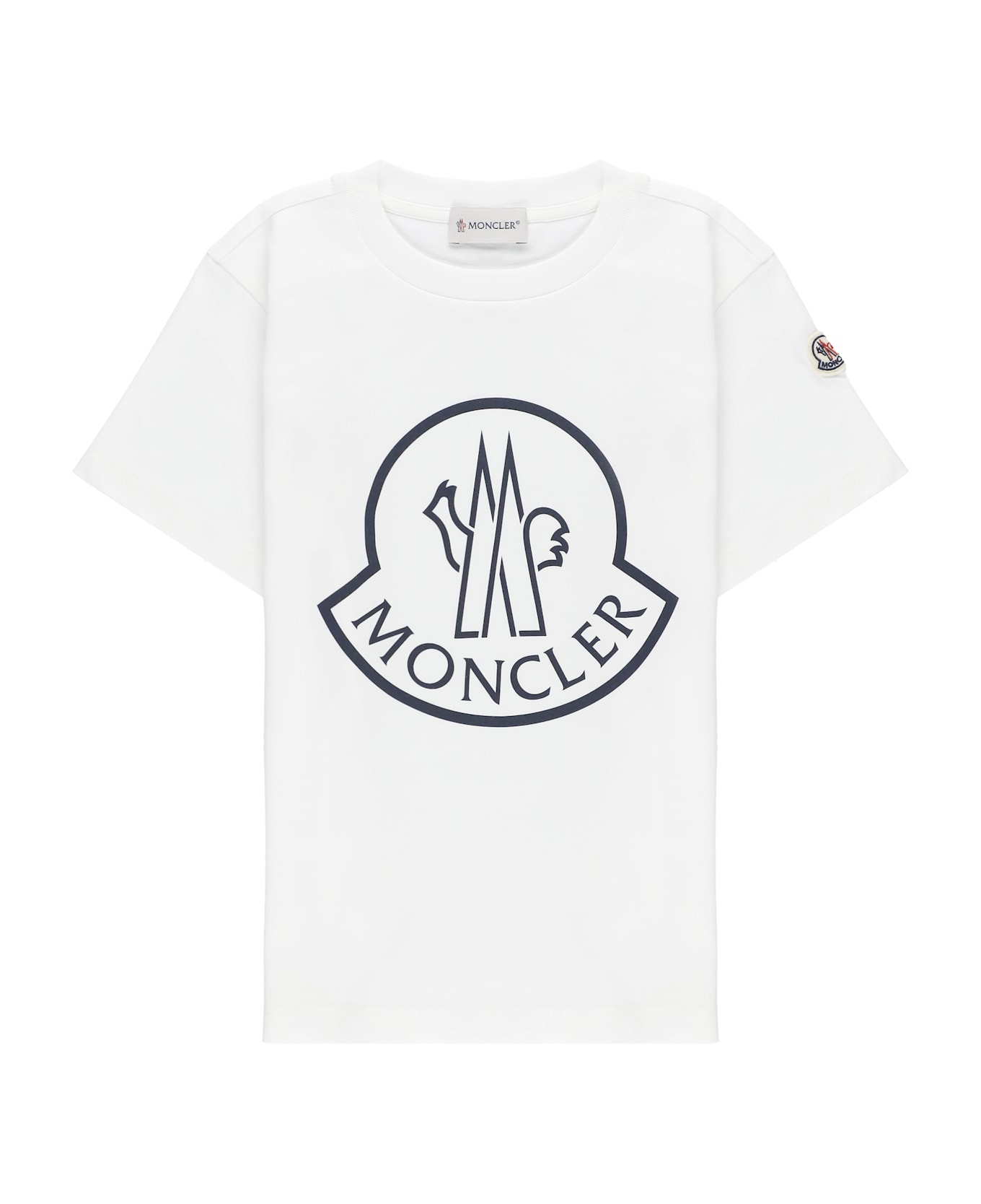 Moncler T-shirt With Logo - White
