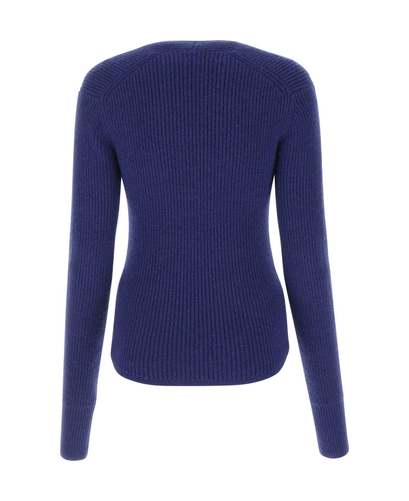 Isabel Marant Blue Wool Blend Bailey Sweater - Blue
