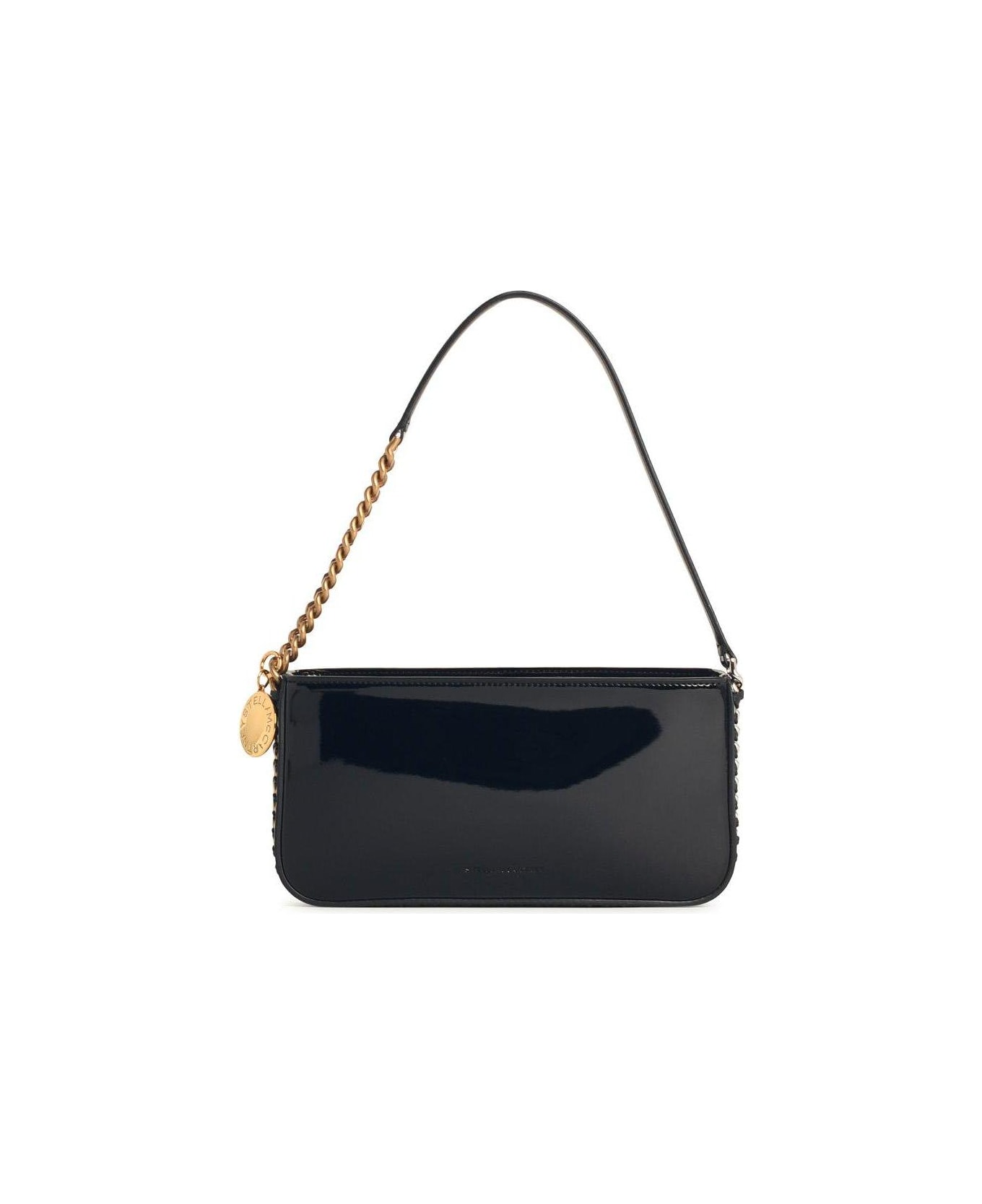 Stella McCartney Chain-linked Clutch Bag - BLACK