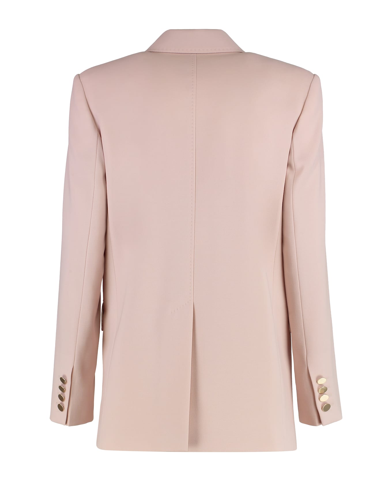 Max Mara Studio Edicola Double-breasted Wool Blazer - Pink