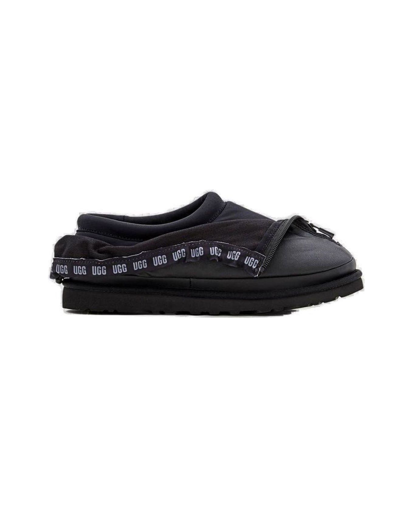 UGG Tasman Shroud Zip Slippers - Black