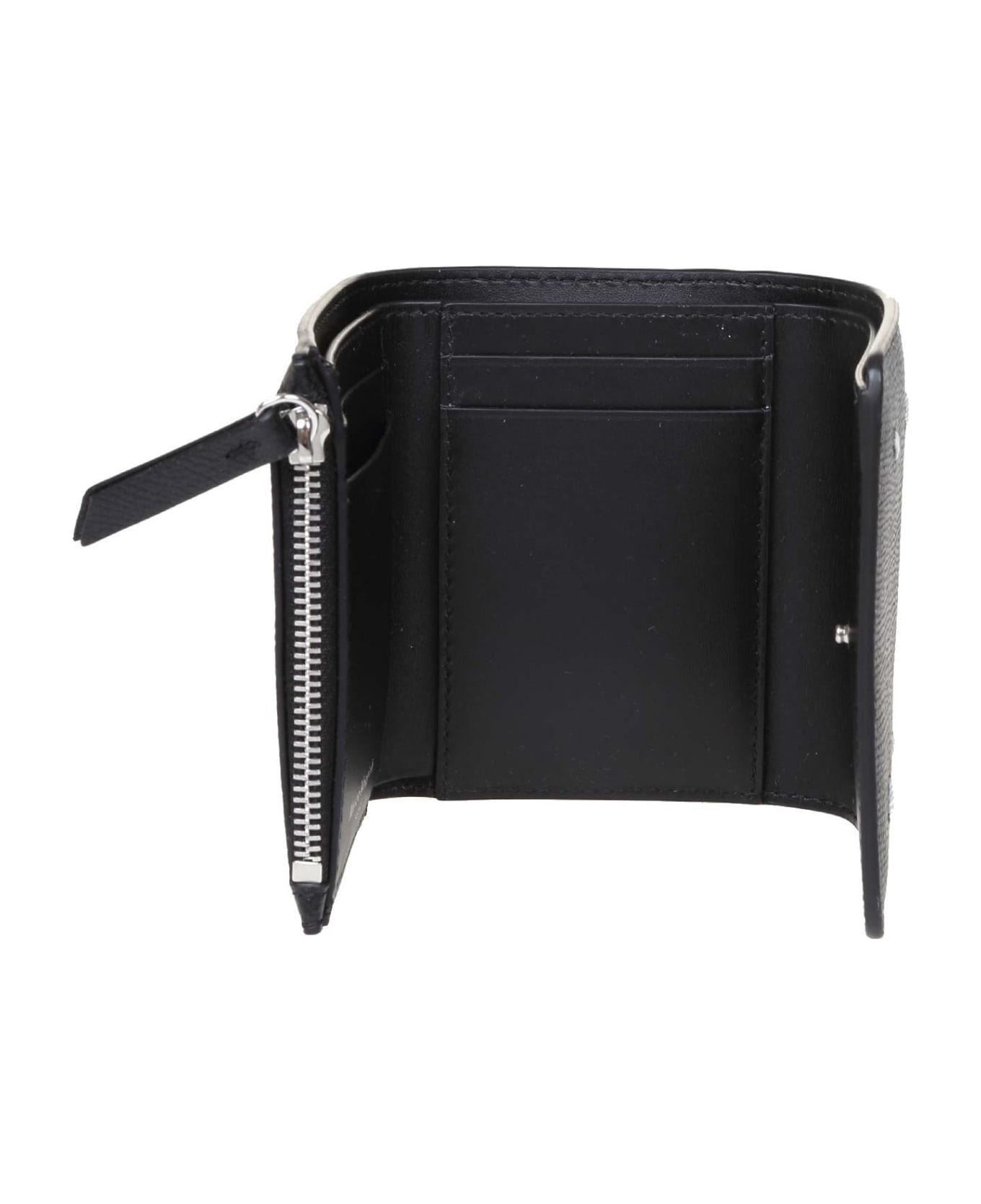 Maison Margiela Black Leather Wallet - Black 財布