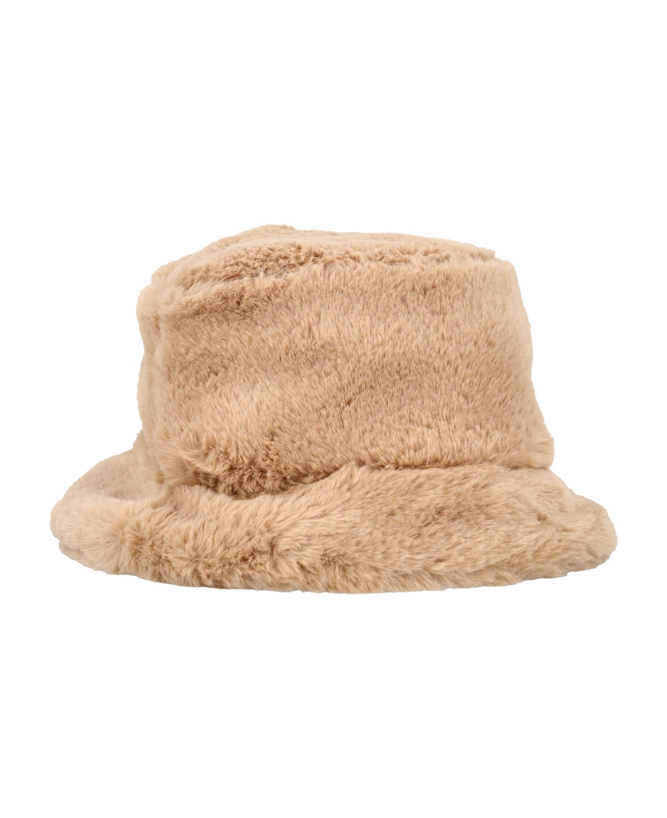 Il Gufo Bucket Ecofur Hat - BEIGE