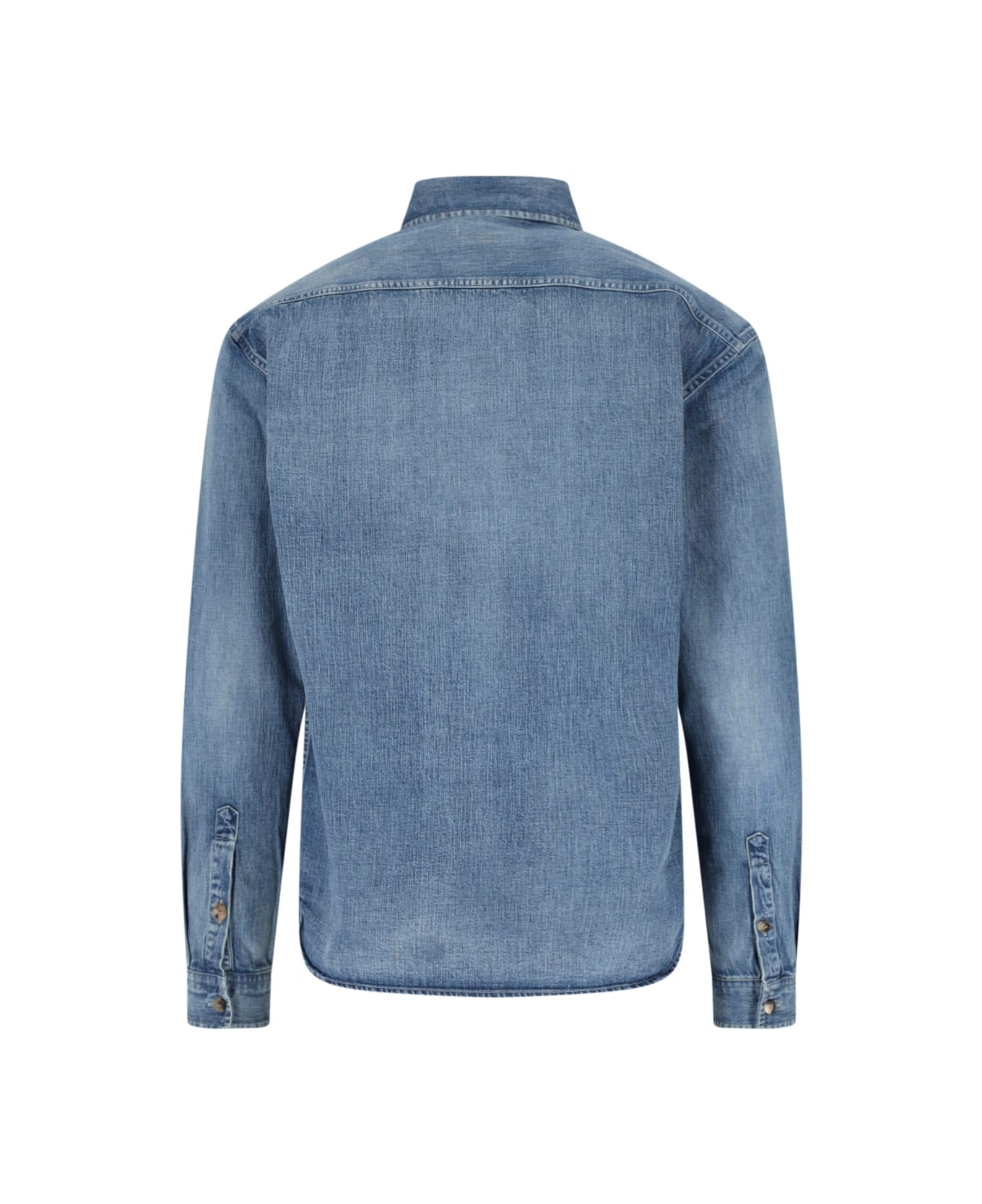 Saint Laurent 
cassandre
 Denim Shirt - Blue