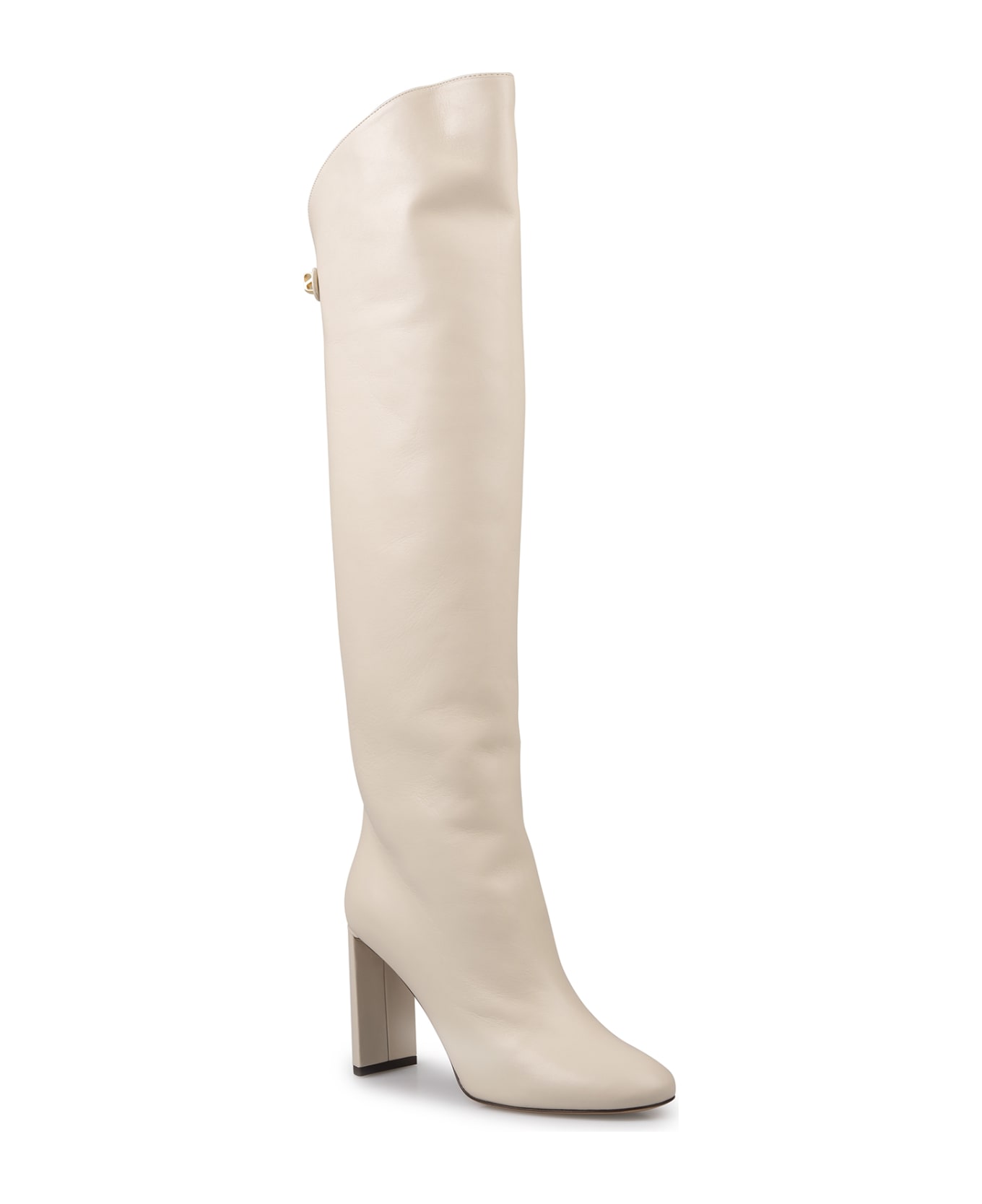 Maison Skorpios Cream Adriana Boot - White ブーツ