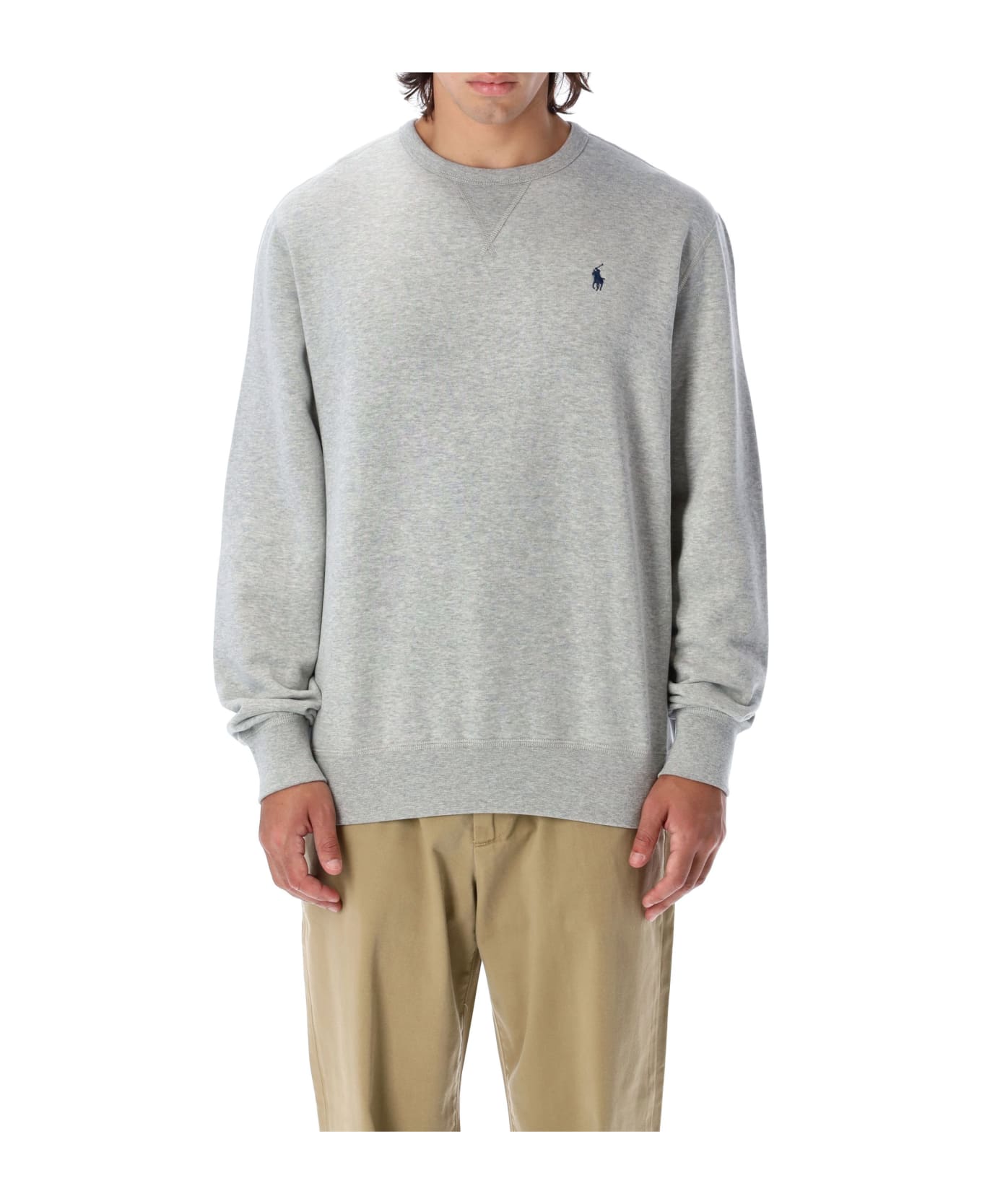 Polo Ralph Lauren Classic Crewneck Sweatshirt - GREY HEATER