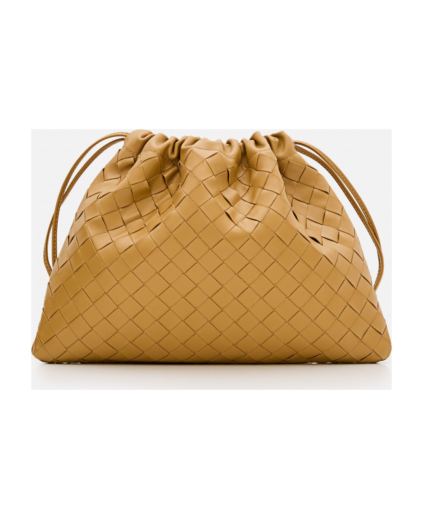 【関税&送料込】Bottega Veneta Dustbag Medium Shoulder Bag Bottega Veneta Medium Dustbag Intrecciato Leather Shoulder