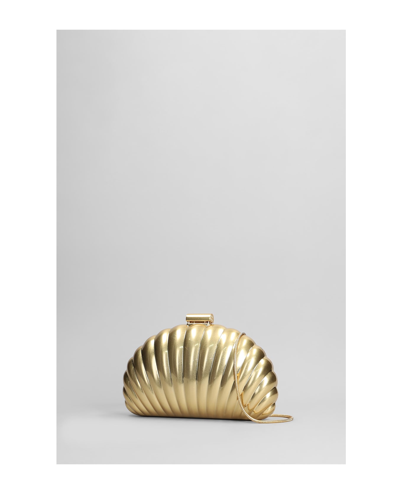 Simkhai Monet Clutch In Gold Aluminum - gold