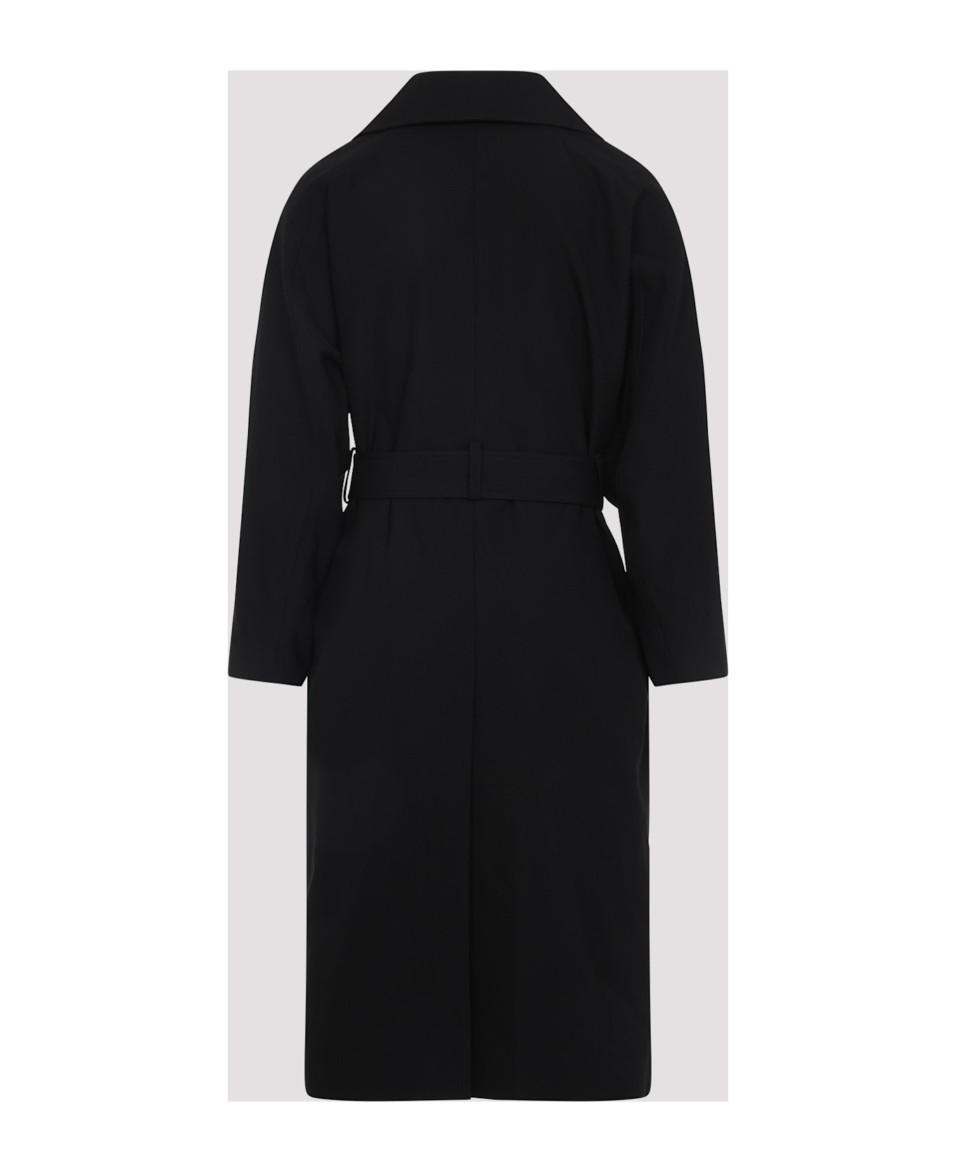 Saint Laurent Wool Coat - Noir