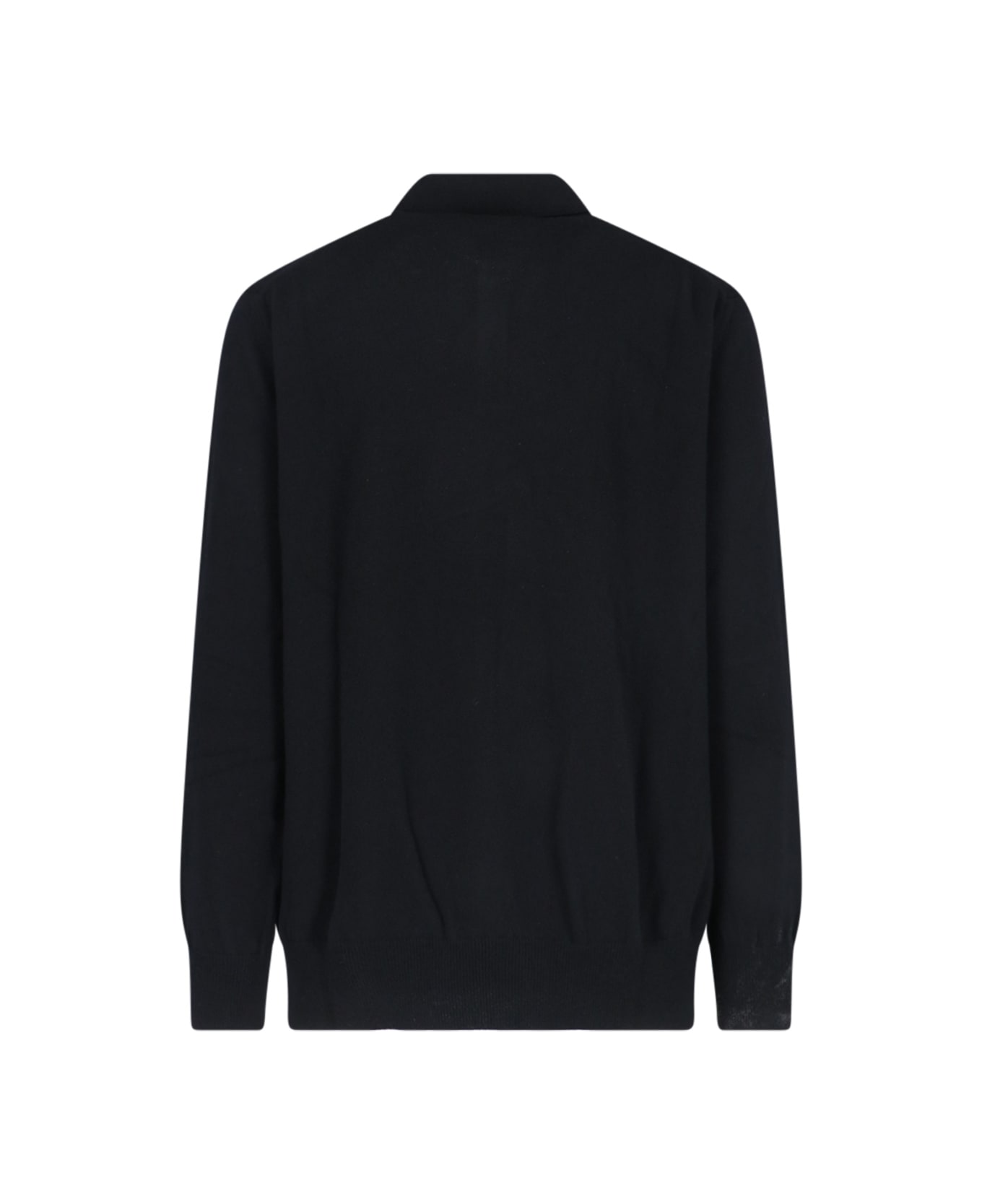 Comme des Garçons Knitted Polo Shirt - Black  