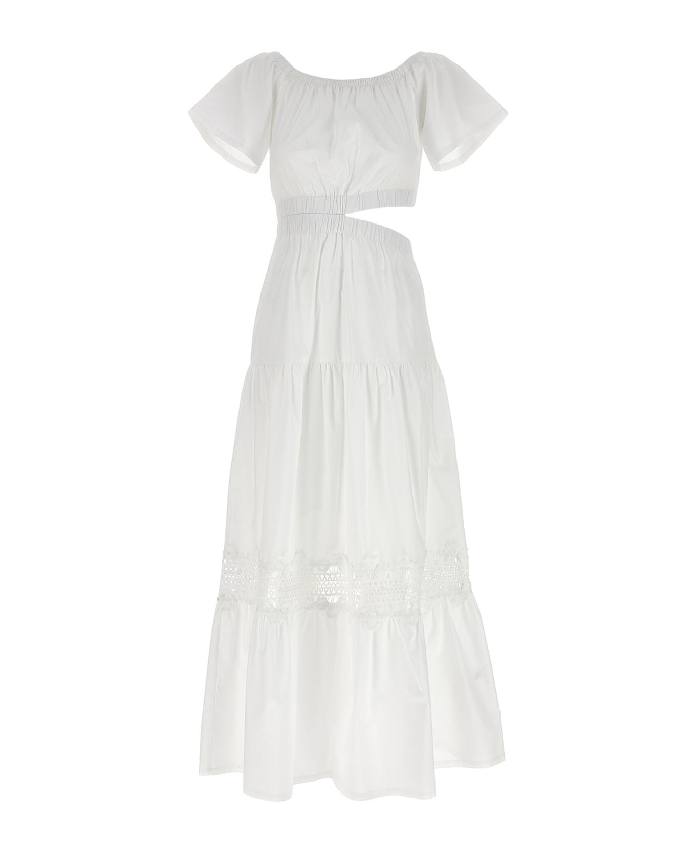 Liu-Jo Lace Dress - White ワンピース＆ドレス