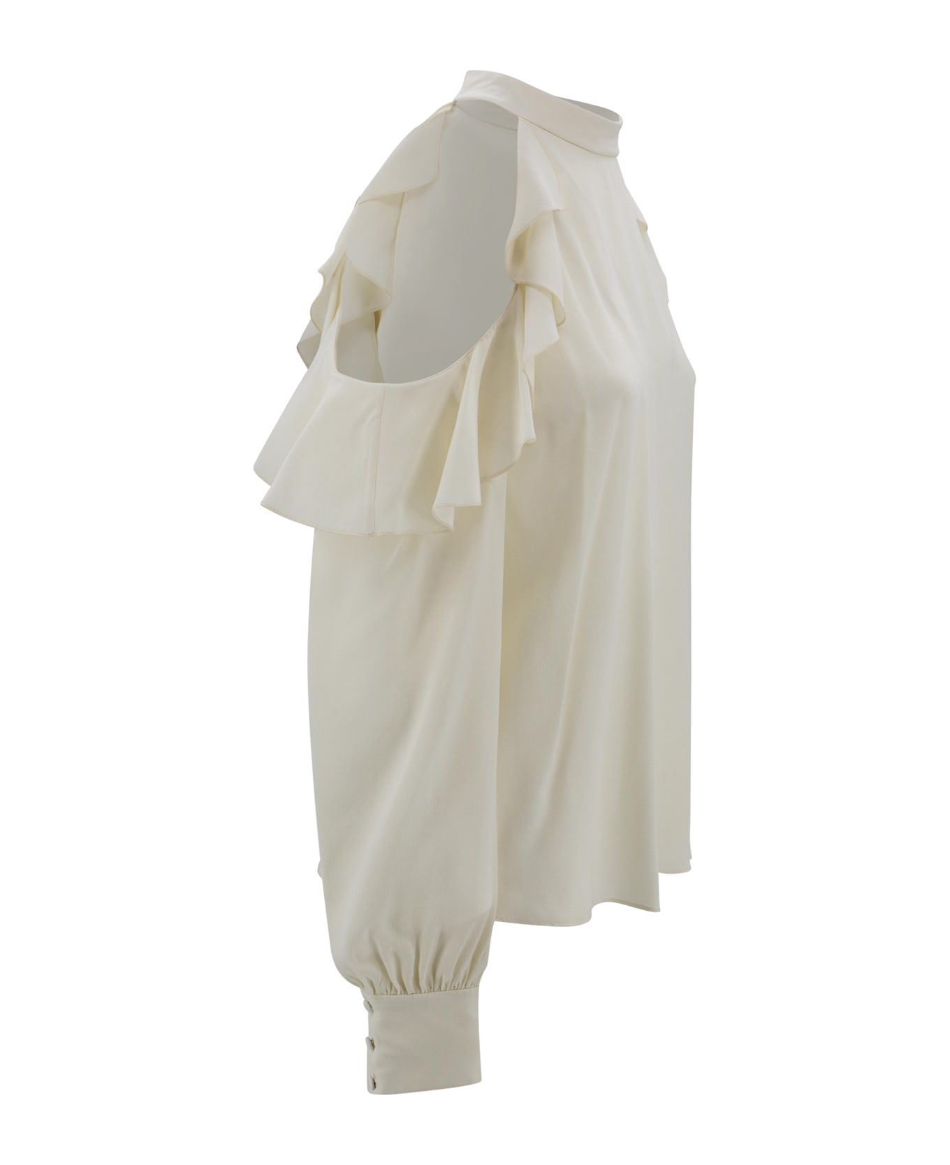 Etro Draped Detail Blouse - White