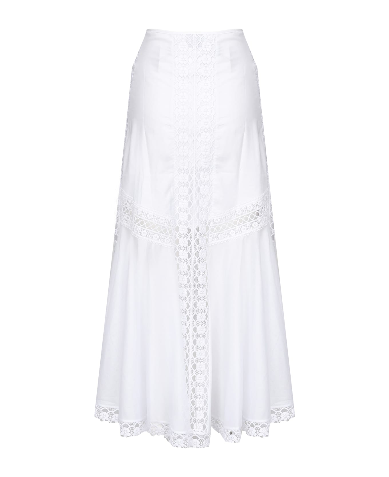 Charo Ruiz Clair Long Skirt - White