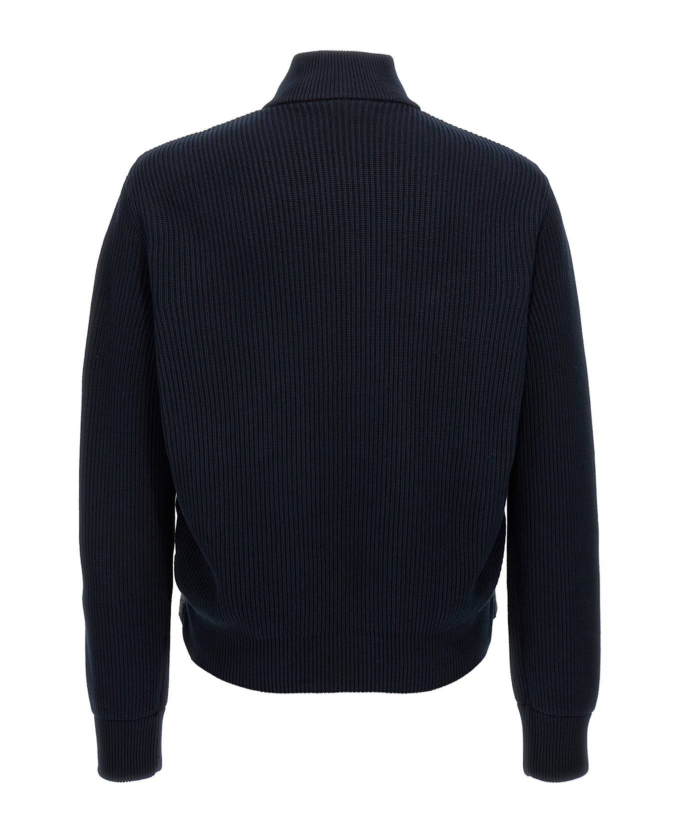 Moncler Tricot Cardigan - Blue ダウンジャケット