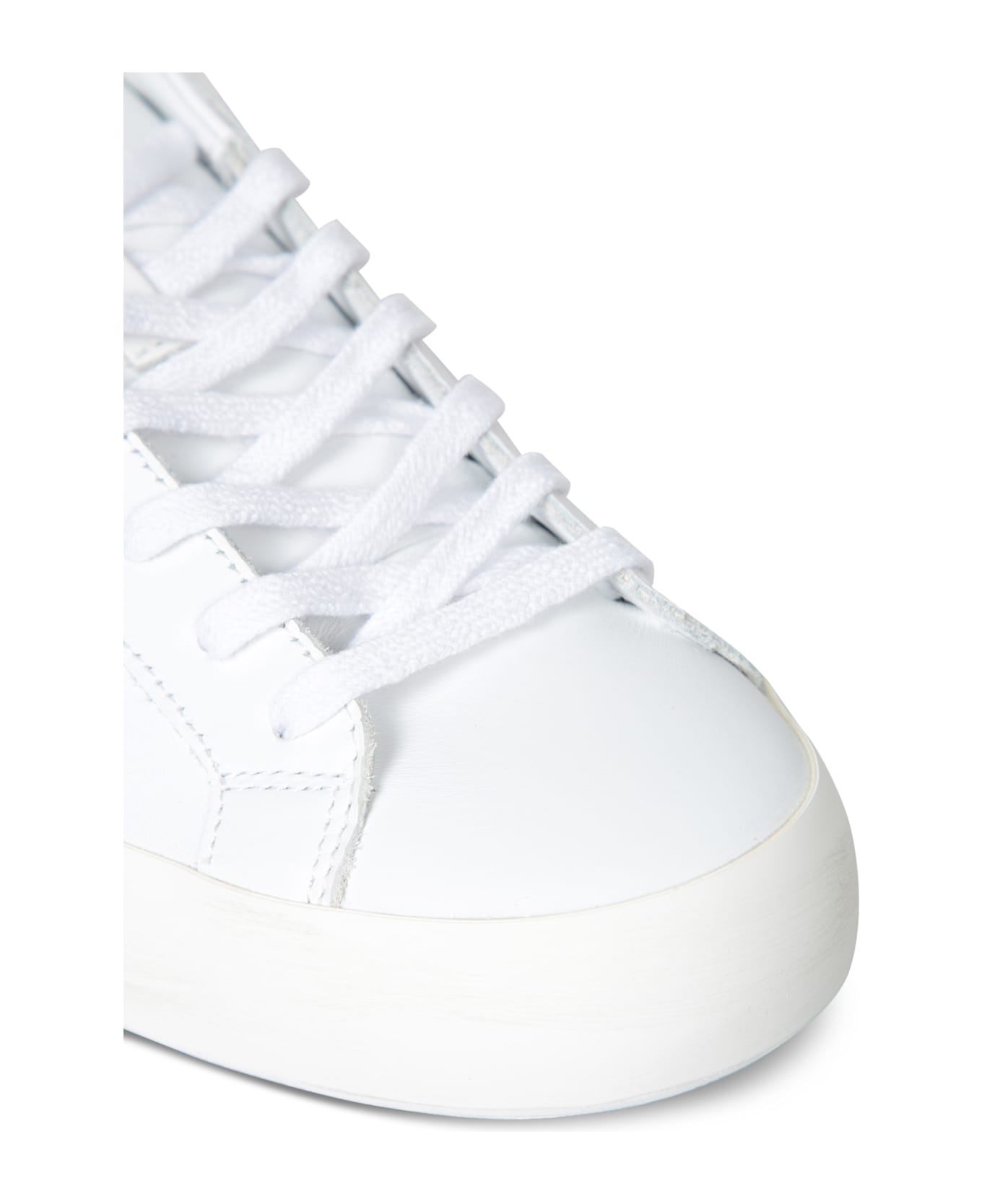 D.A.T.E. Hill Low Calf White Black Sneakers - White スニーカー