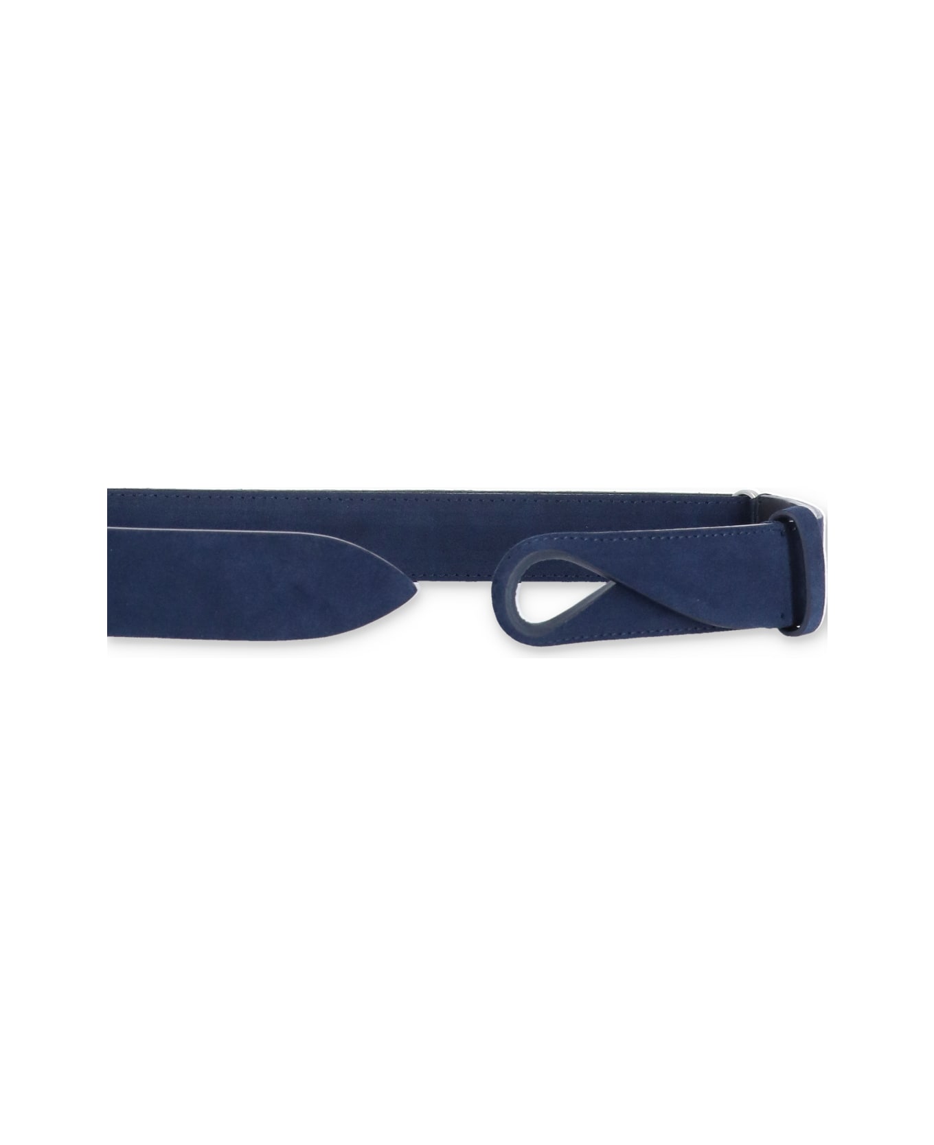 Orciani Nobuckle Cloudy Belt - Blue