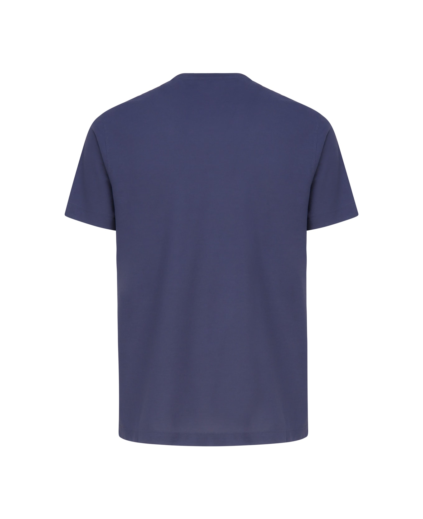 Zanone Cotton T-shirt - Blue
