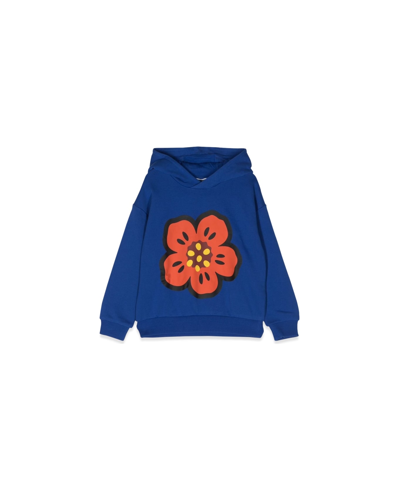 Kenzo Kids Flower Hoodie - BLUE ニットウェア＆スウェットシャツ