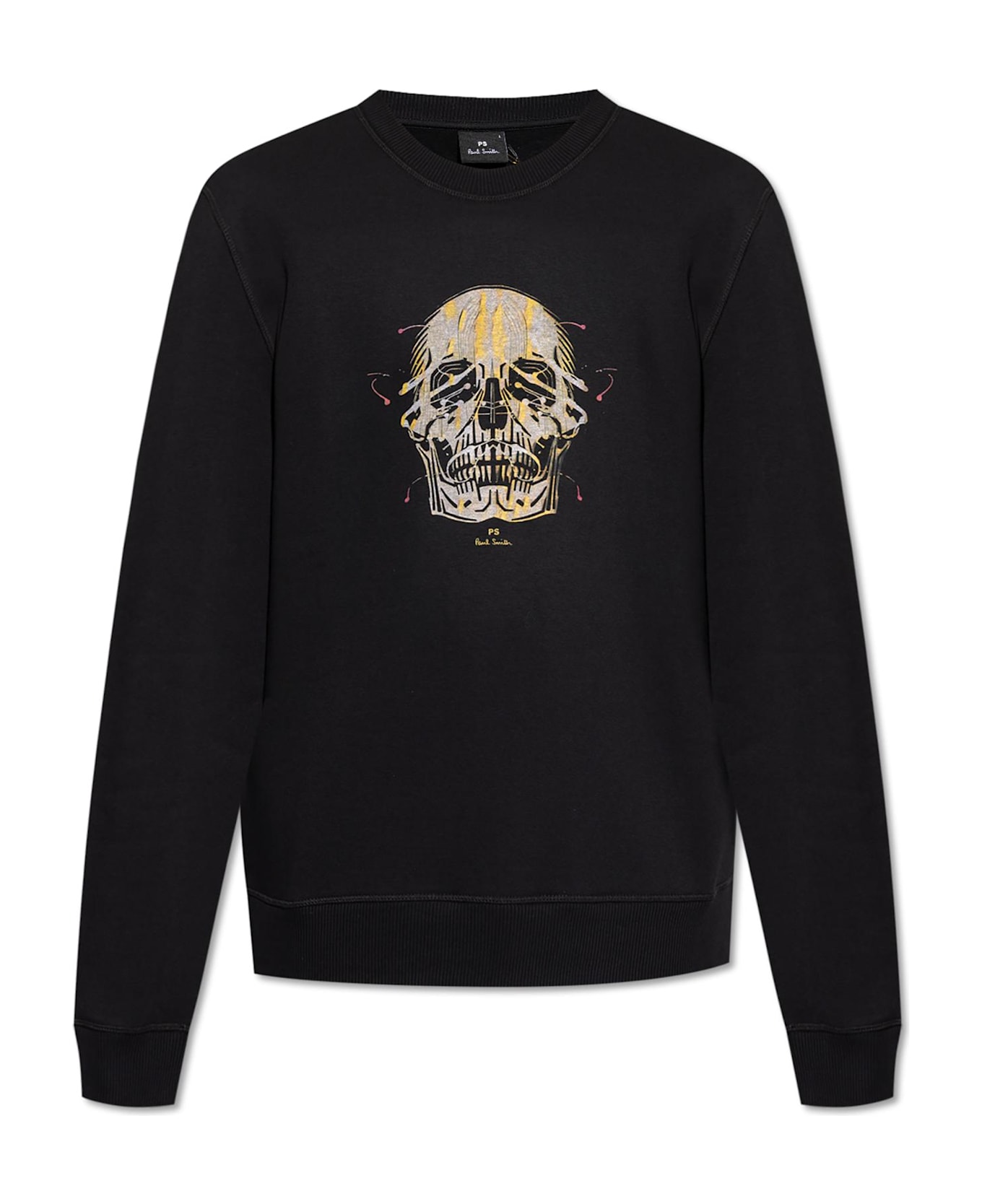 PS by Paul Smith Ps Paul Smith Sweatshirt With Colorful Print - Black