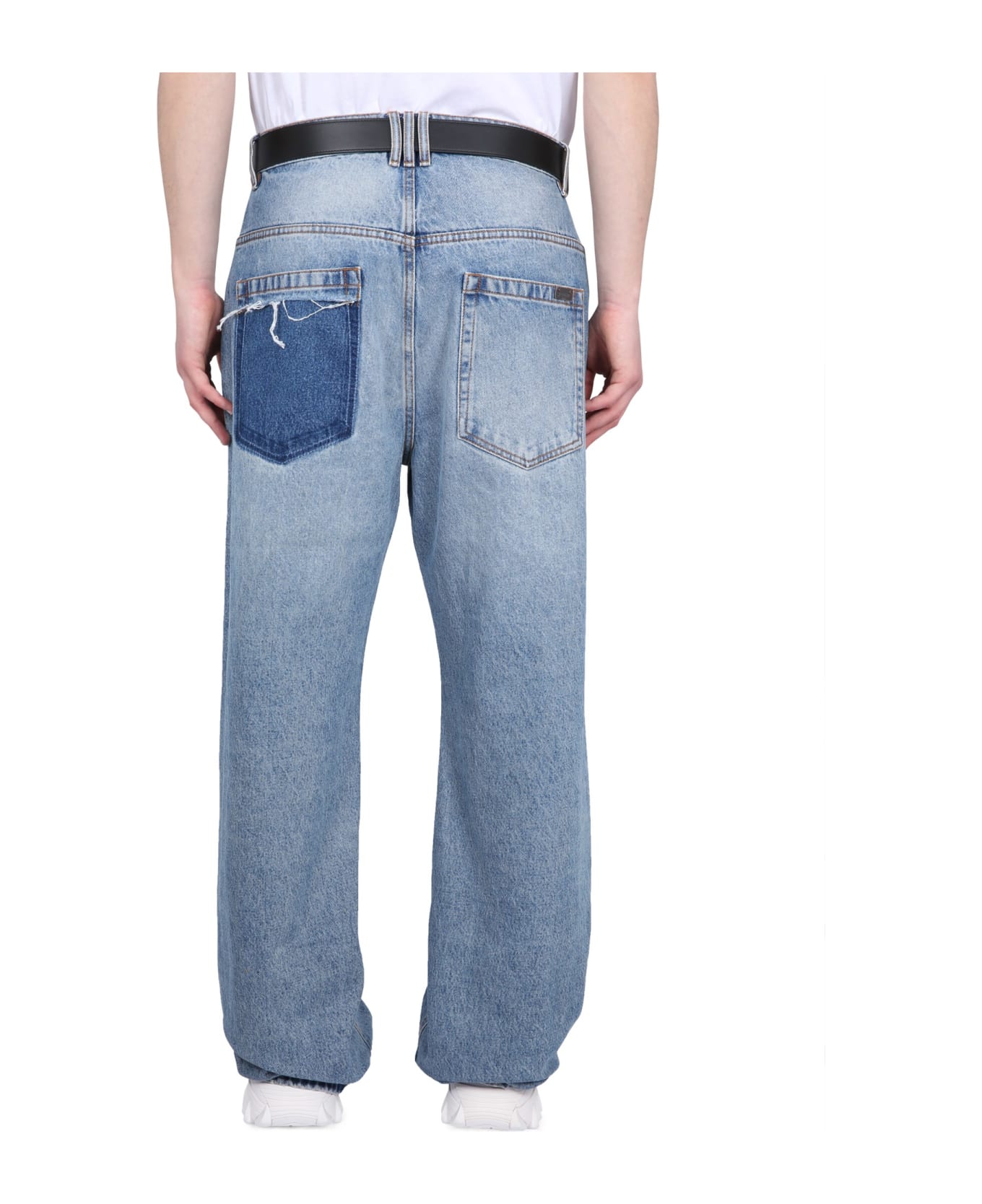 Balmain Loose Fit Jeans - Blue デニム