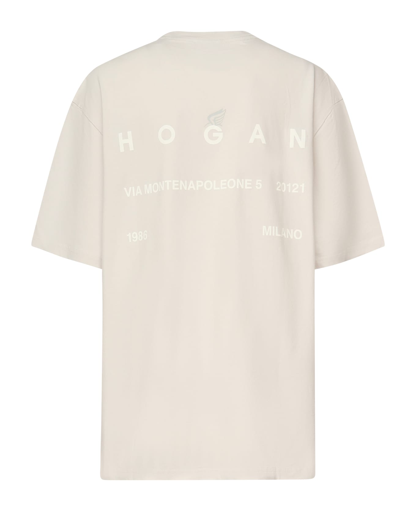 Hogan Logo T-shirt - SAND Tシャツ