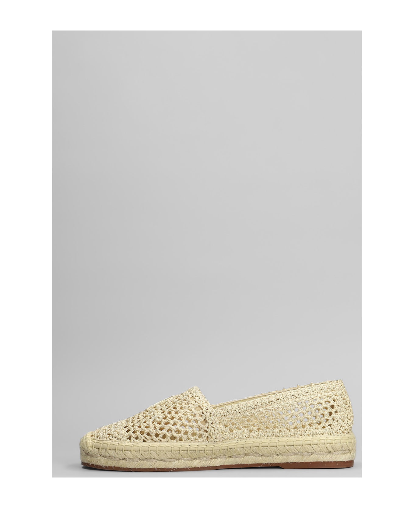 Chloé Isla Espadrilles In Beige Raffia - beige