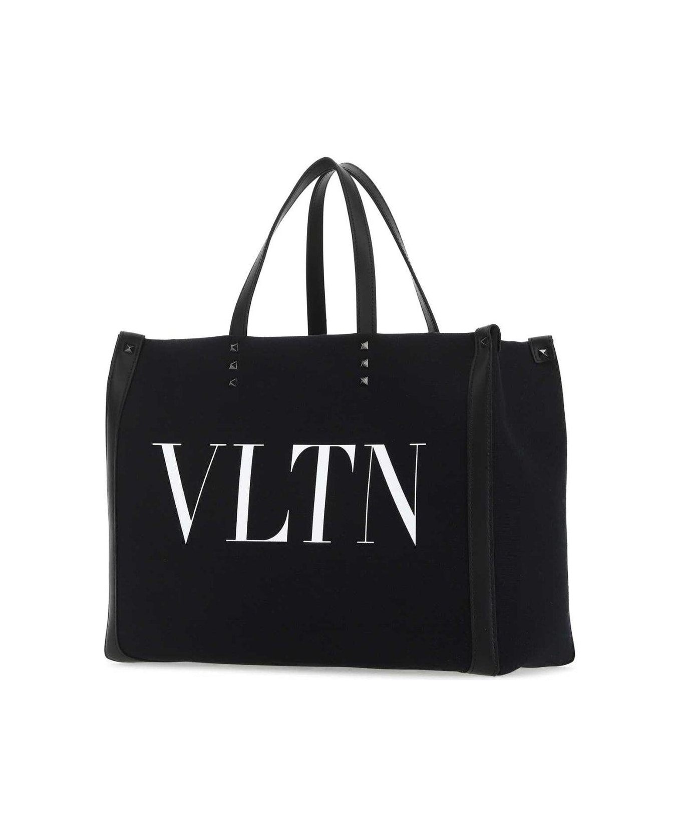 Valentino Garavani Garavani Vltn Ecolab Medium Tote Bag - Black