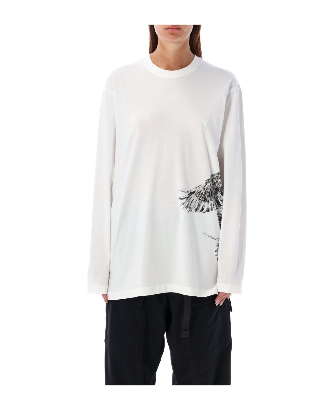 Y-3 Jfx Over T-shirt T-Shirt - WHITE