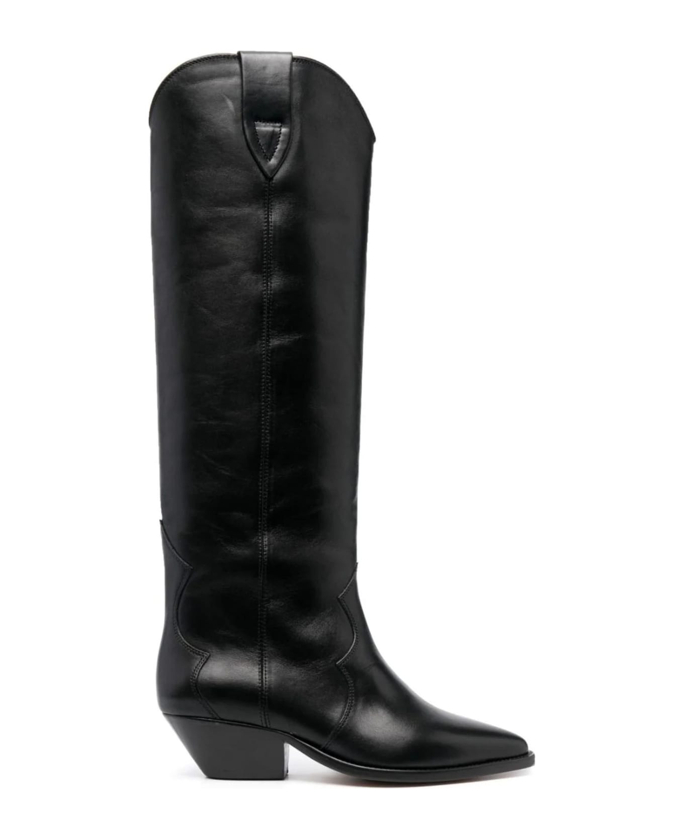 Isabel Marant Black Denvee Leather Boots | italist