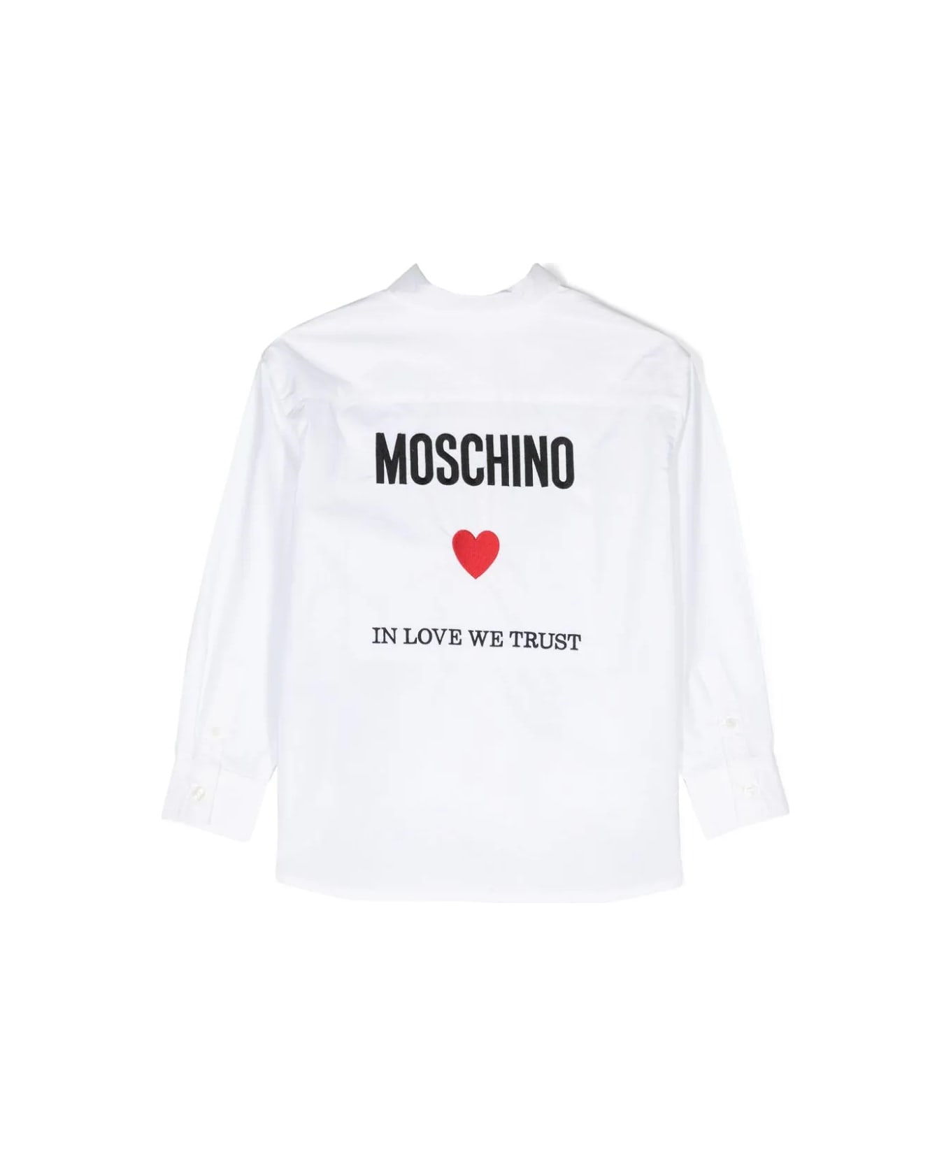 Moschino Long Sleeved Shirt - White