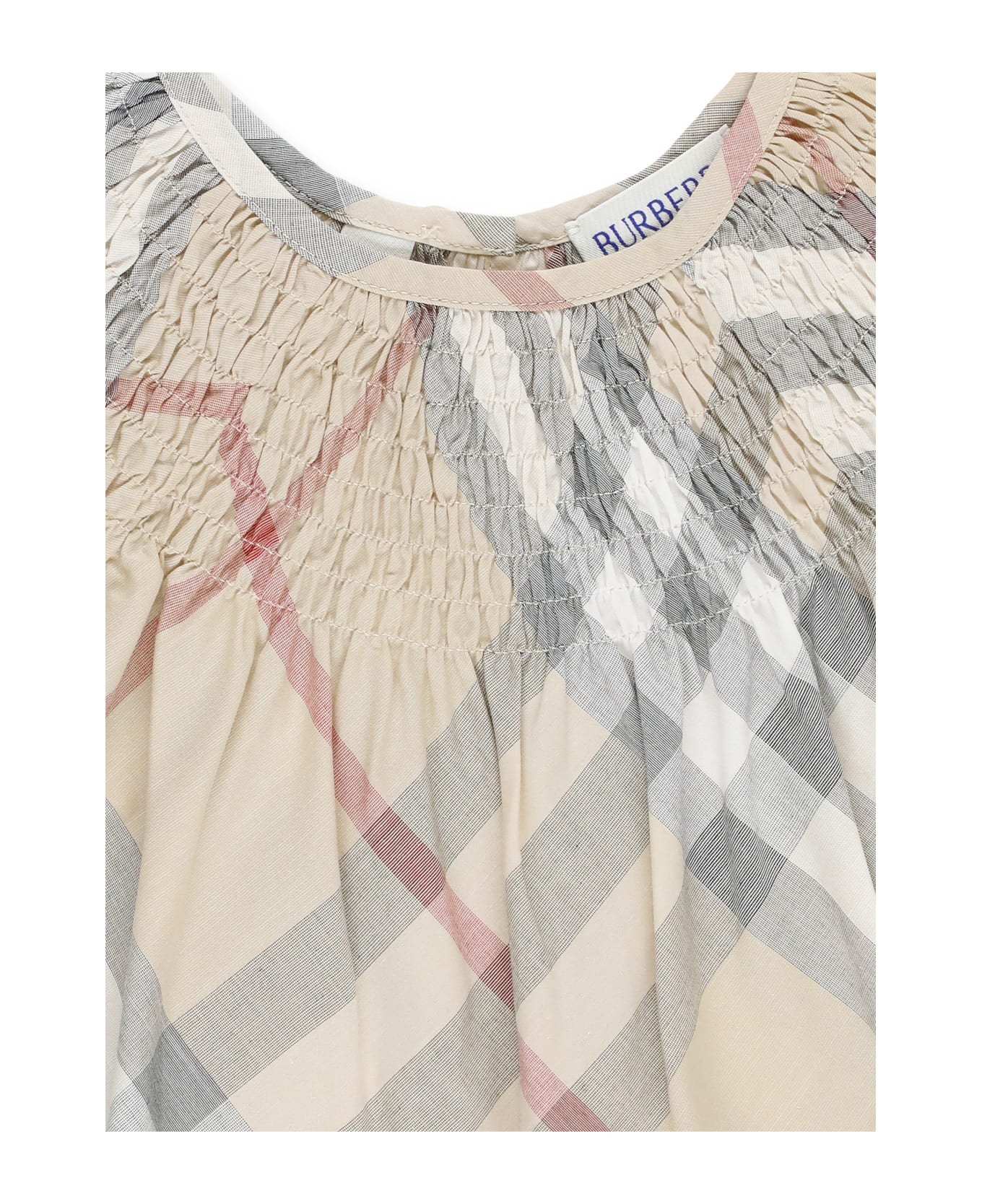 Burberry Check Shirt - Beige