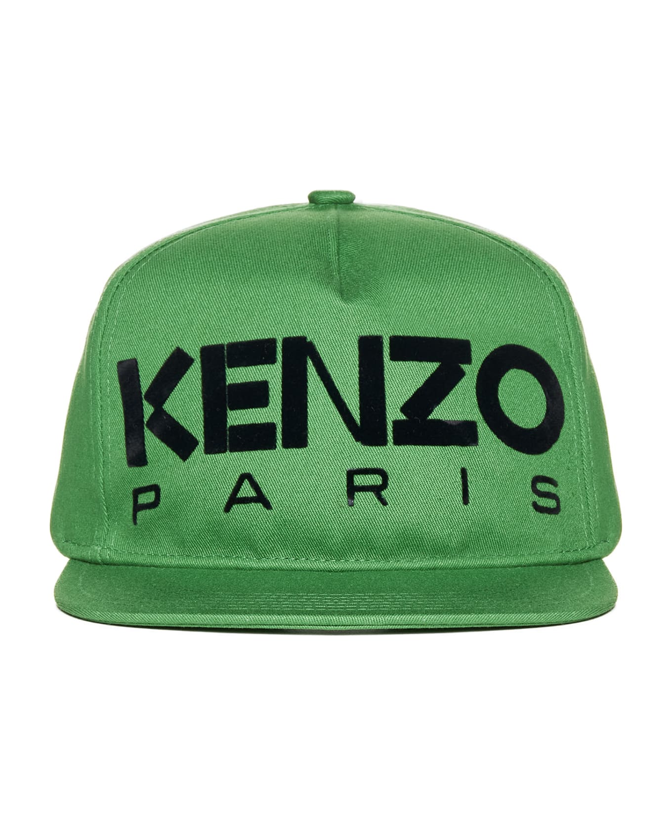 Kenzo Logo Cotton Baseball Cap - Gazon